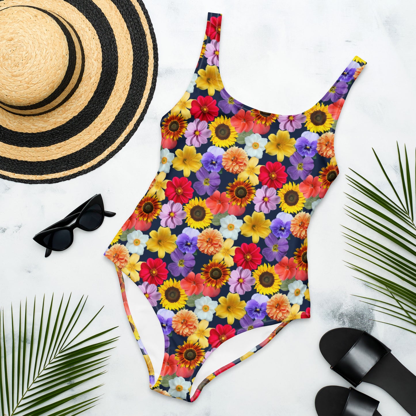 Colorful Wild Flowers Swimsuit