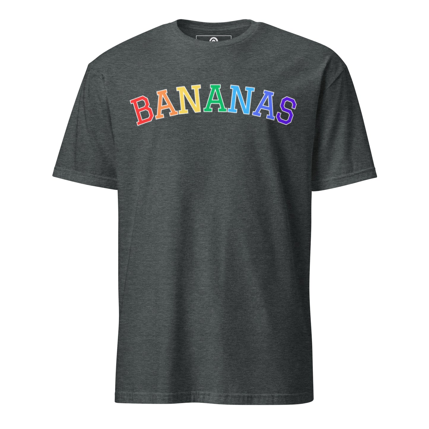 Dark Gray Rainbow Bananas T-Shirt