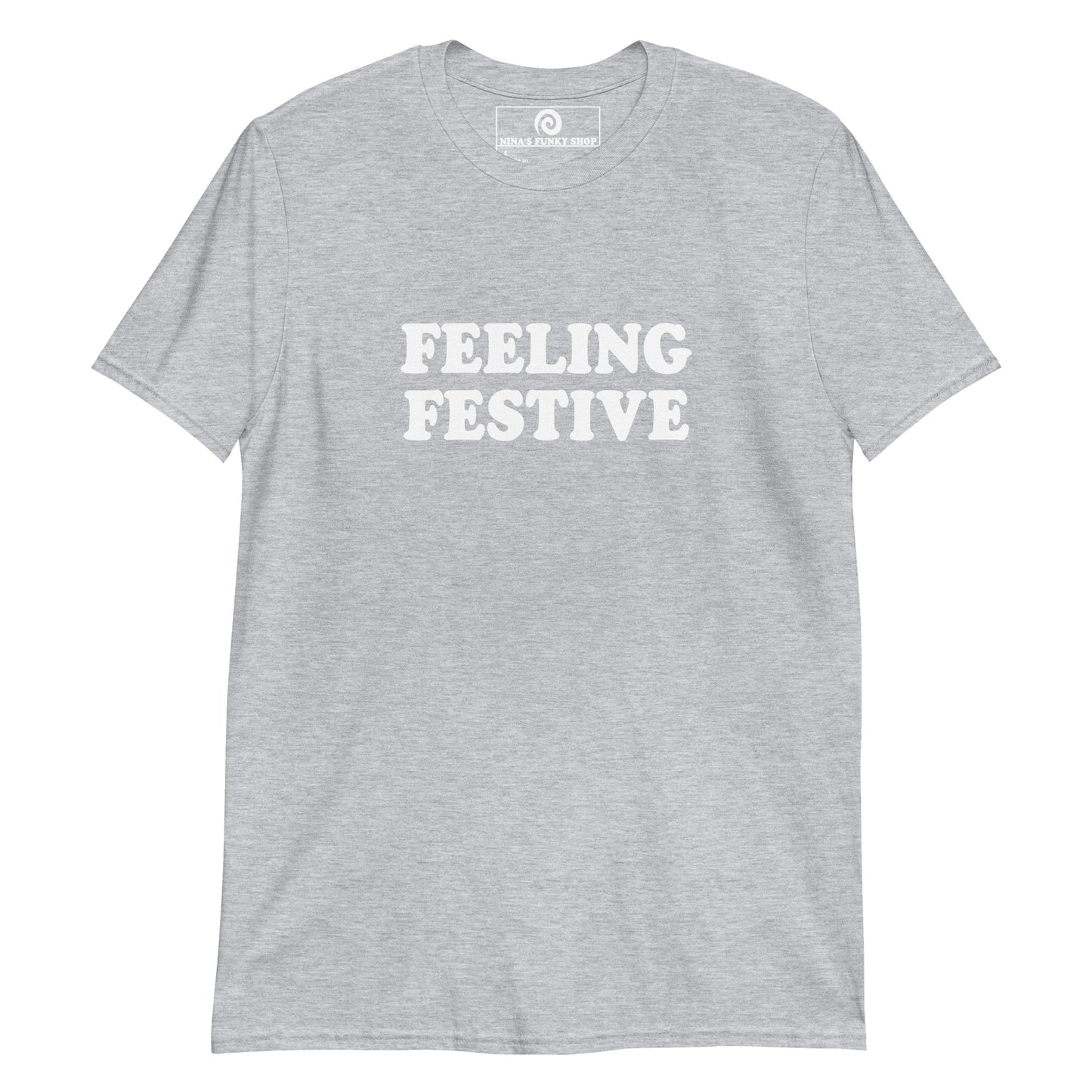 Light Gray Feeling Festive T-Shirt
