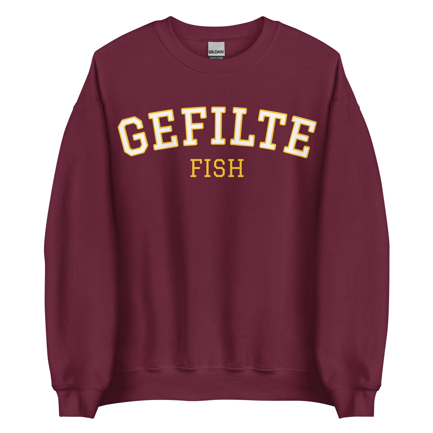 Maroon Gefilte Fish Sweatshirt