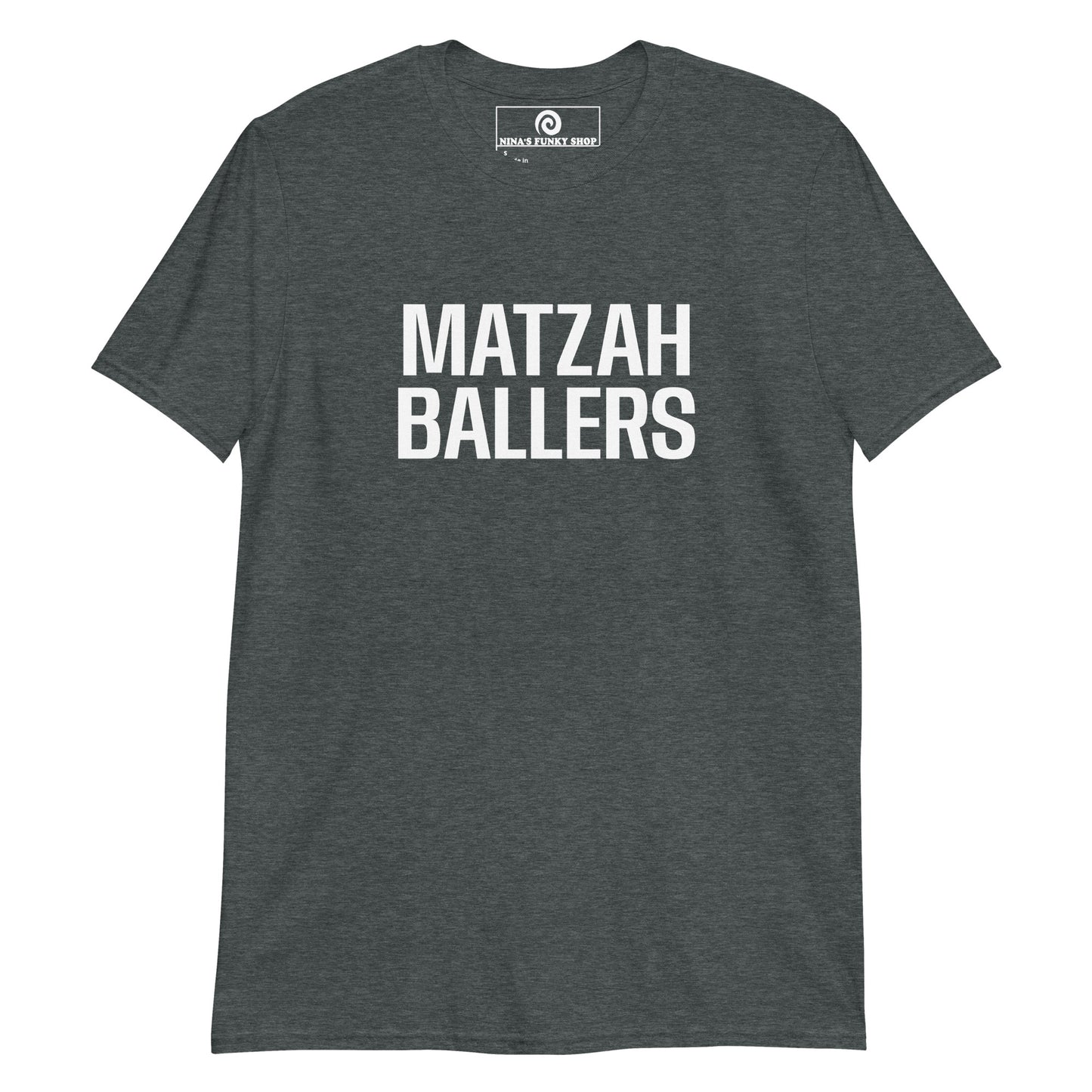 Gray Matzah Baller T-Shirt - Our Matzah Baller T-Shirt is soft, comfortable, and made just for you.
