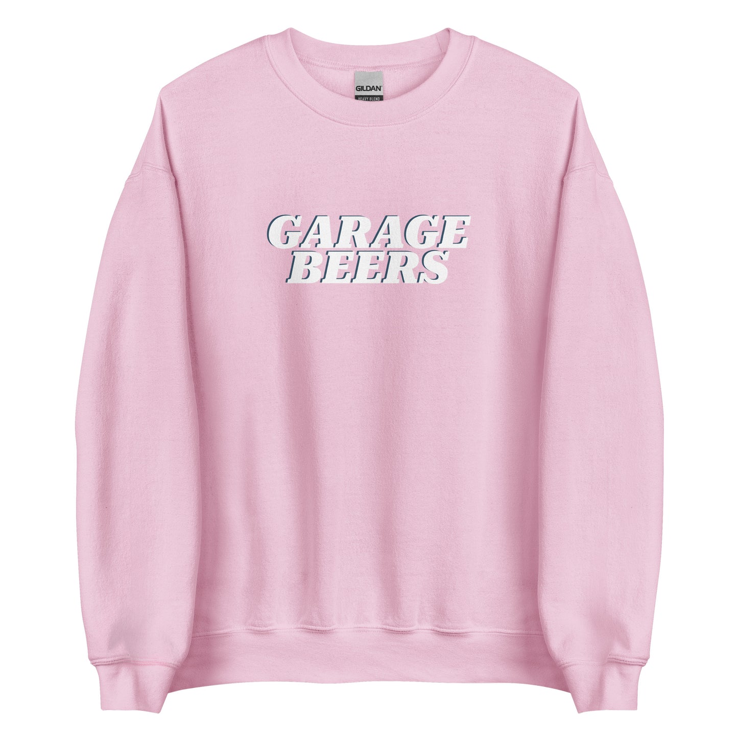 Light Pink Garage Beers Sweatshirt from Nina's Funky Shop by ninanush - Do you love beer? Looking for a funny gift for a friend? Our Garage Beers Crew Neck Sweatshirt is soft, comfortable and just what you need. It's a unisex sweatshirt that comes in a variety of colors with "Garage Beers", expertly printed on the front. A funny foodie sweatshirt and stand out beer lover streetwear.