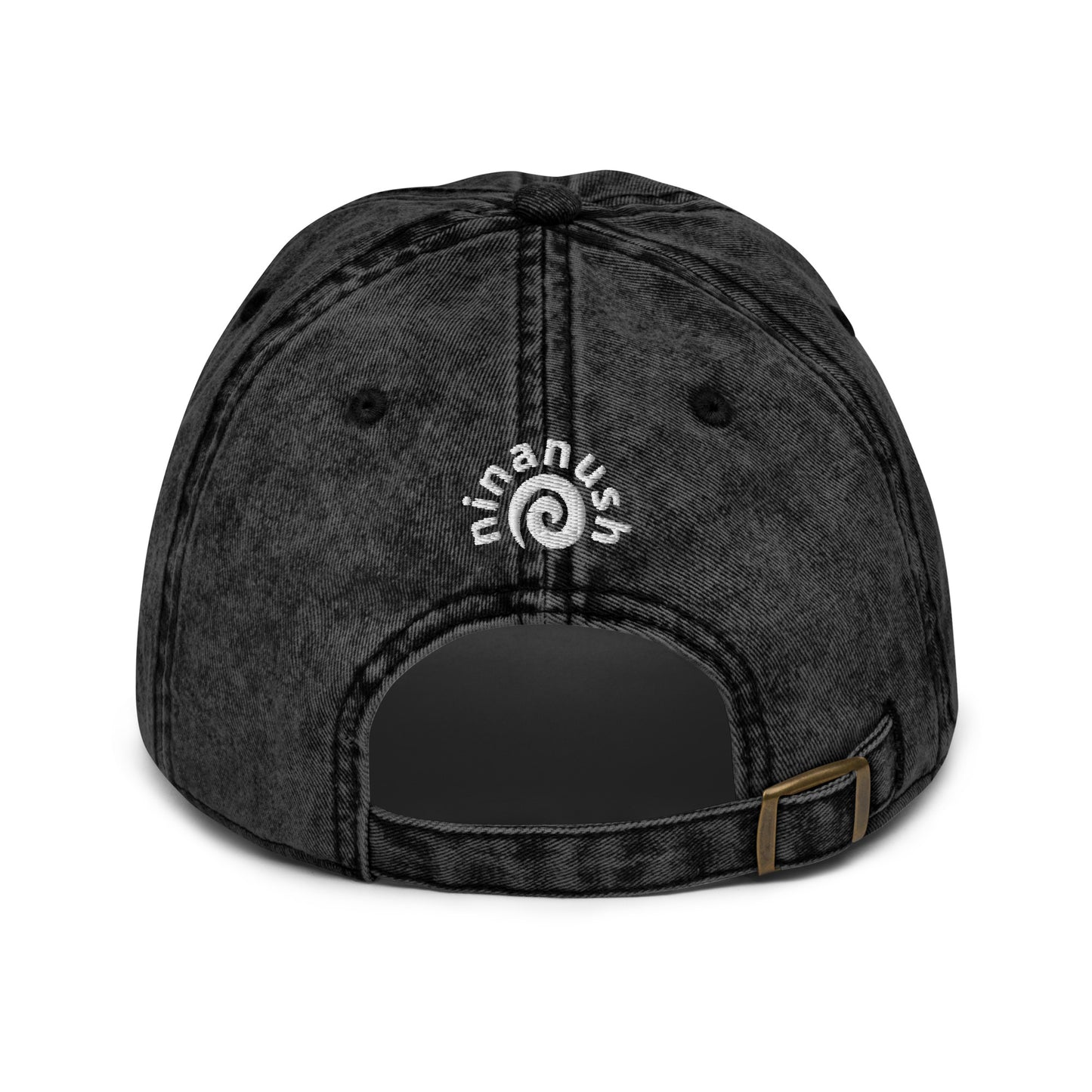 Back of black Man, I love pickles dad hat from Nina's Funky Shop by ninanush - This unique pickle dad hat is comfortable, funny and the perfect hat for foodies and pickle enthusiasts. It comes in a variety of colors with "Man, I Love Pickles" expertly embroidered on the front. Stand out, eat your favorite pickles and add some personality to your style in this funny dad hat for pickle lovers.