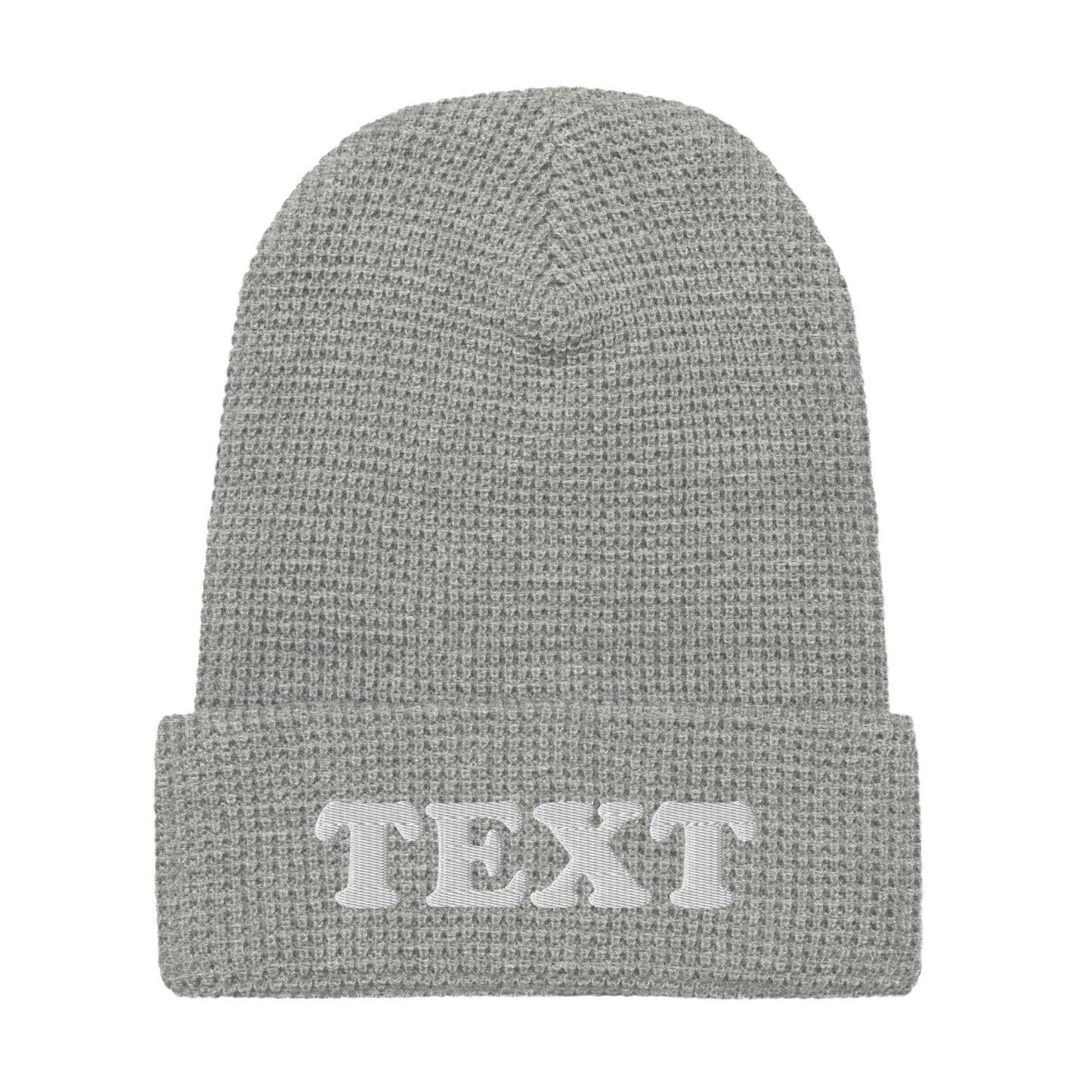 Customizable Waffle Beanie