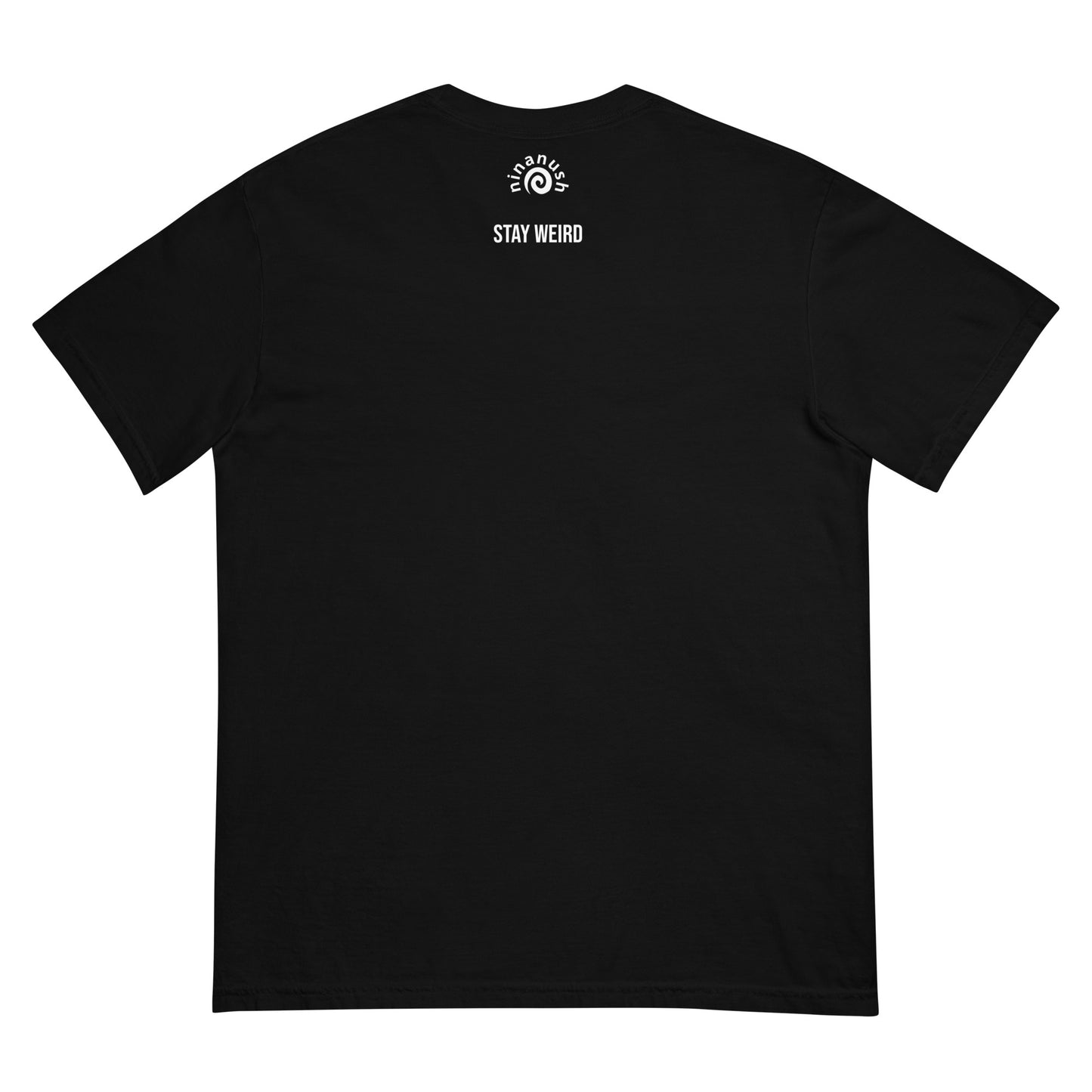 Cute black tshirt for weird friends - This Weird is Underrated T-shirt is a funky, colorful tshirt with a message. The heavyweight cotton tshirt encourages self-expression and being different. Stay weird and show the world that being different is something to be embraced and celebrated. It's a unique streetwear everyday t-shirt and cute gift for weird friends.