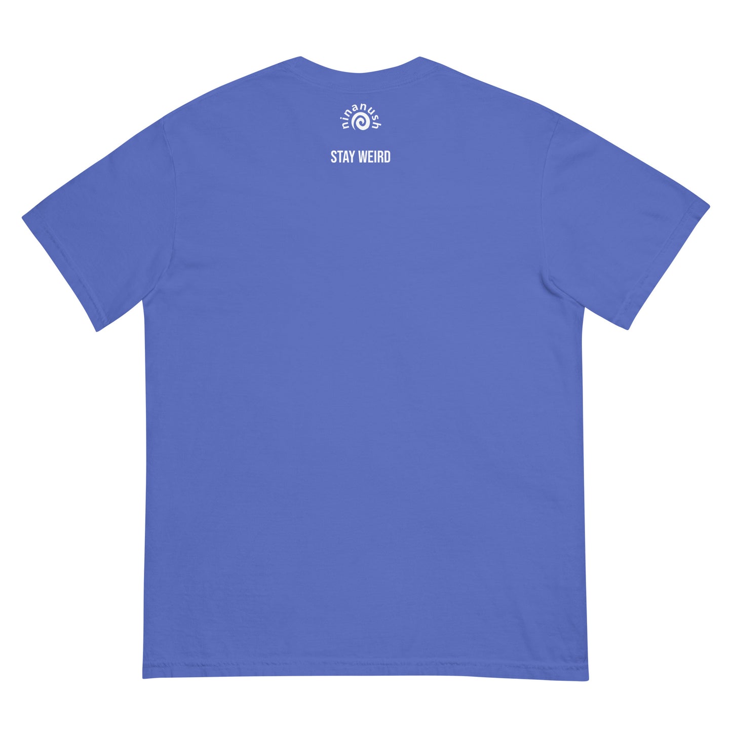 Weird flo blue t-shirt - This Weird is Underrated T-shirt is a funky, colorful tshirt with a message. The heavyweight cotton tshirt encourages self-expression and being different. Stay weird and show the world that being different is something to be embraced and celebrated. It's a unique streetwear everyday t-shirt and cute gift for weird friends.