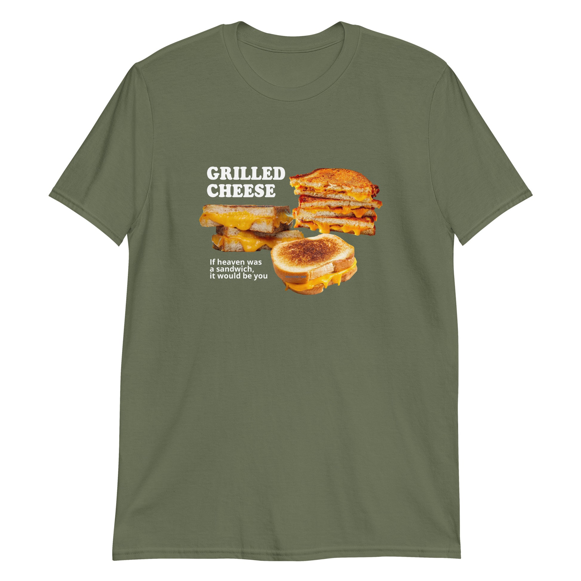 Army Green Grilled Cheese Heaven T-Shirt