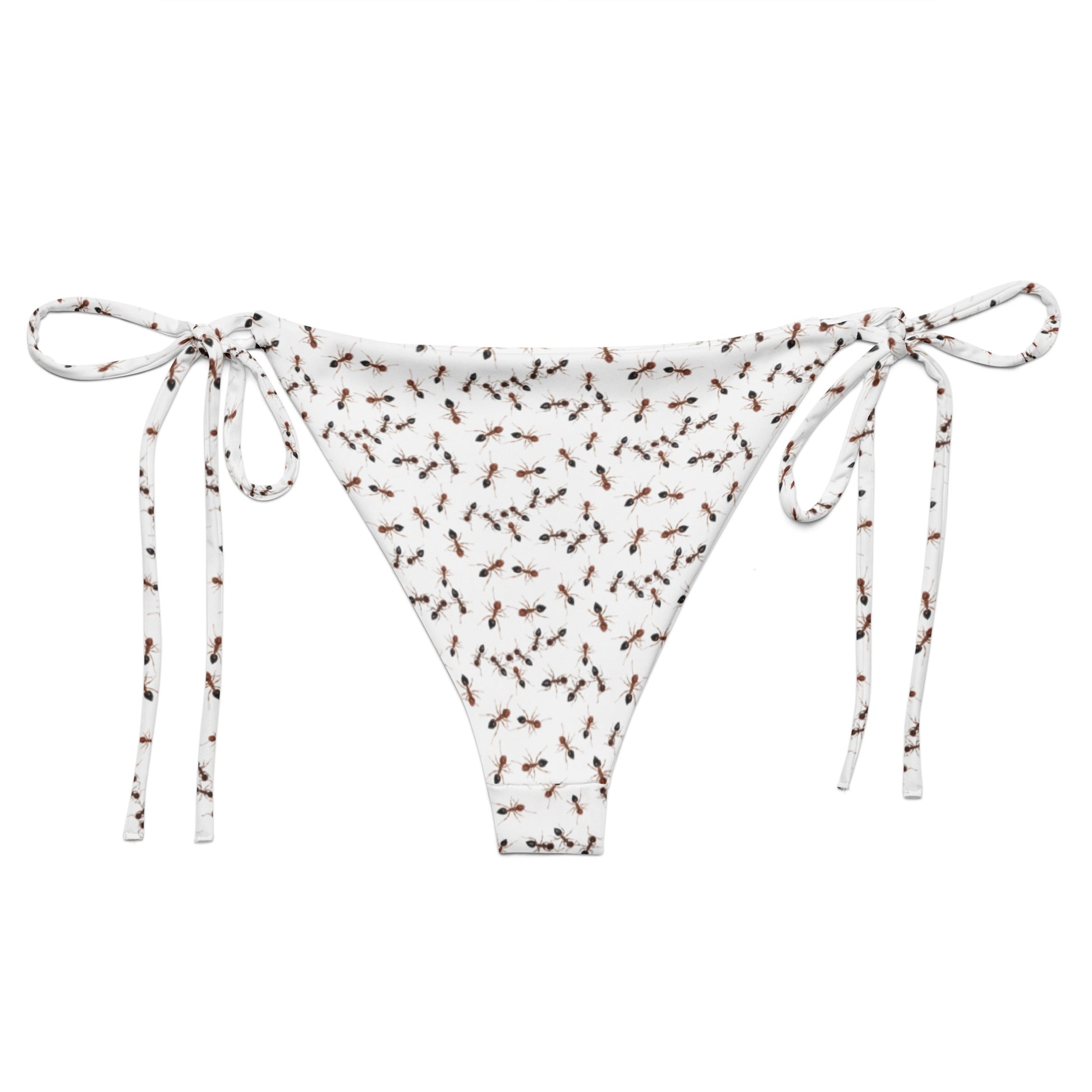 Back of Fire Ants Recycled Bikini Bottom