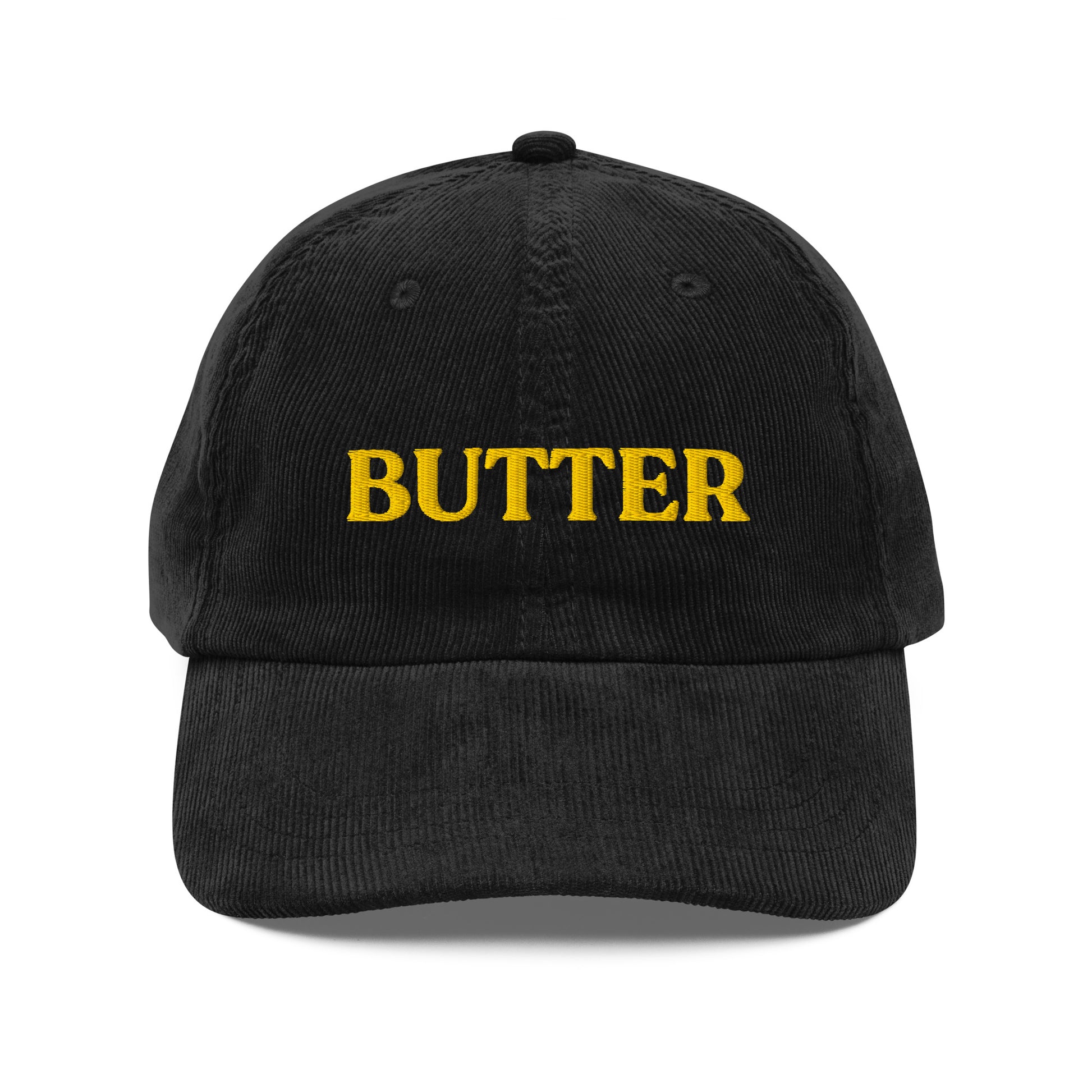 Black Butter Corduroy Hat