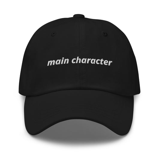 Black Main Character Dad Hat