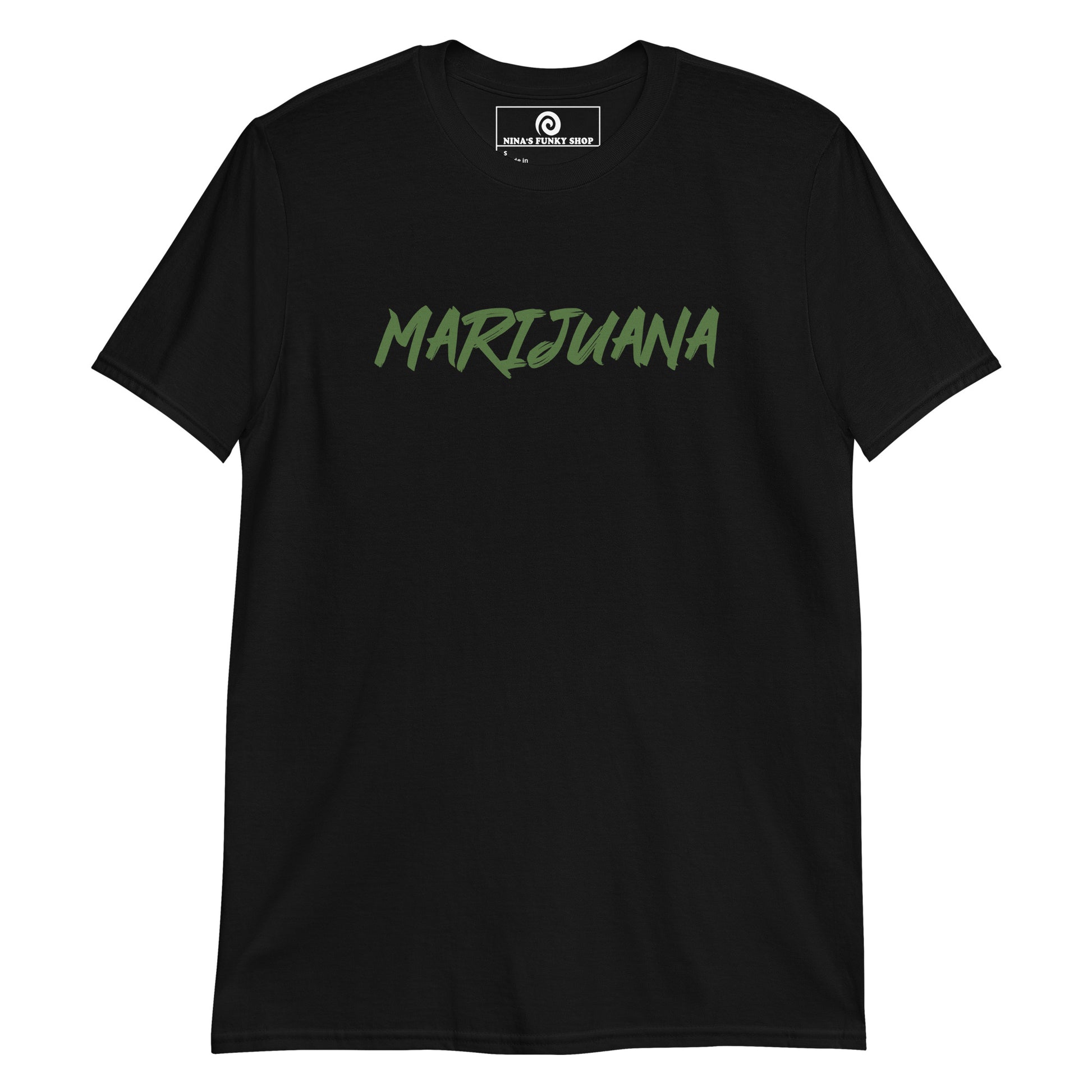 Black Marijuana T-Shirt