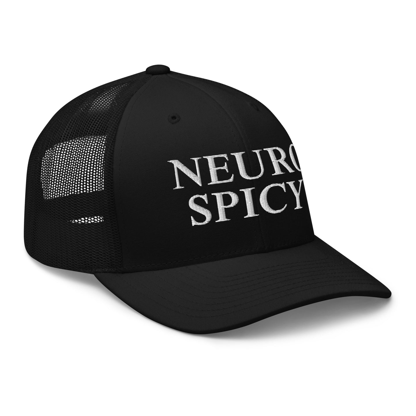 Black Neuro Spicy Trucker Hat