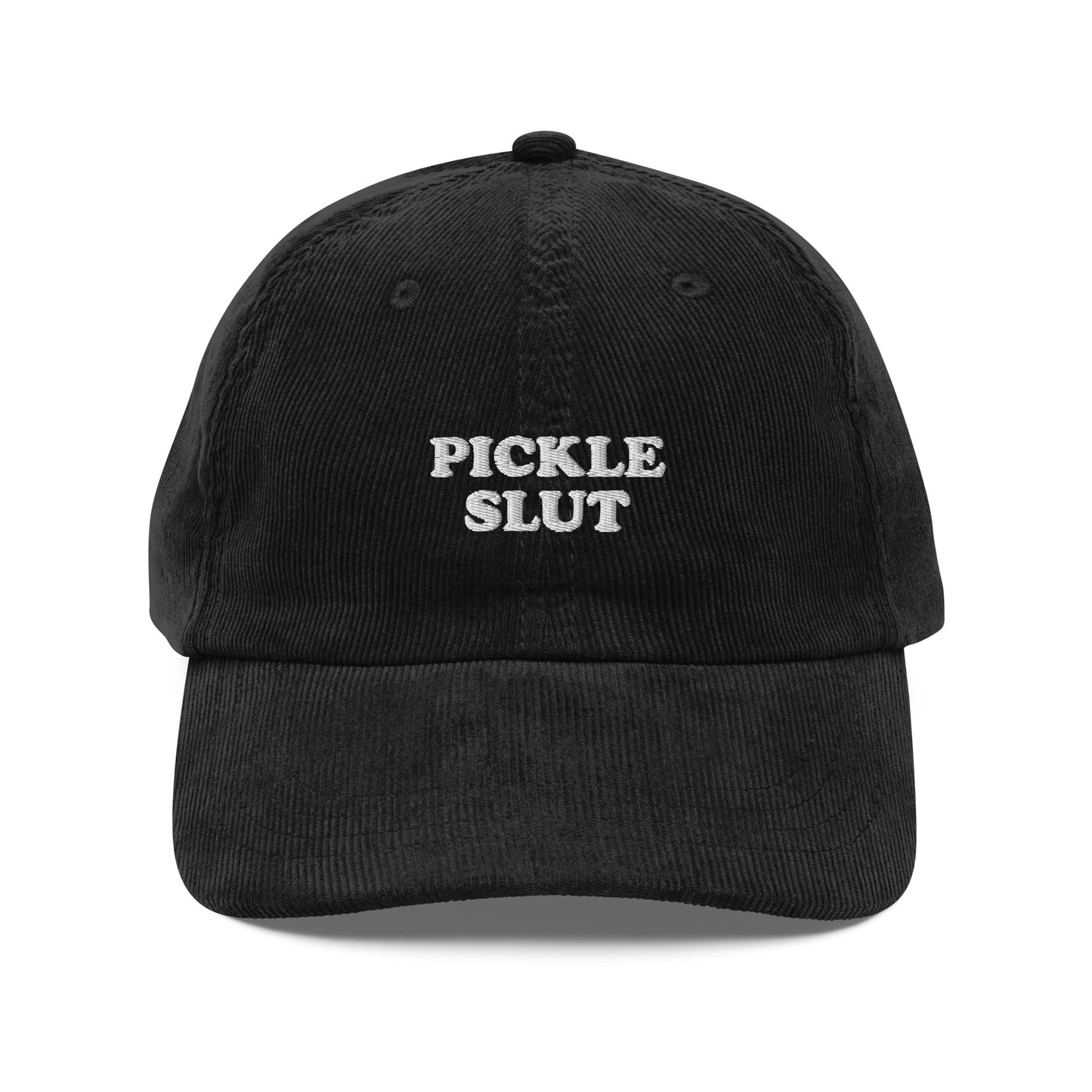Black Pickle Slut Corduroy Hat