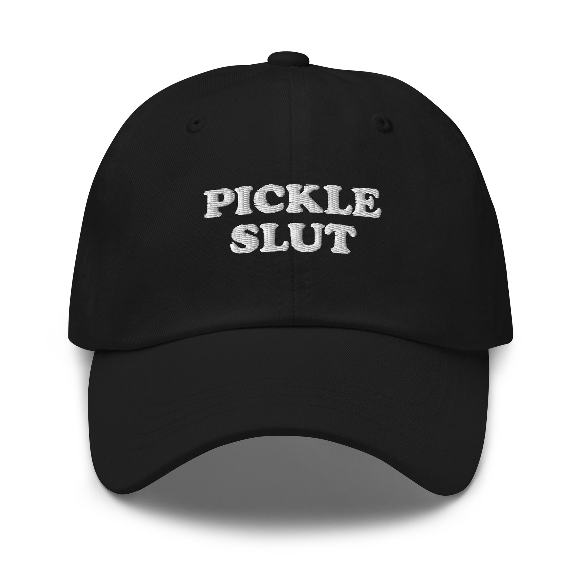 Black Pickle Slut Dad Hat