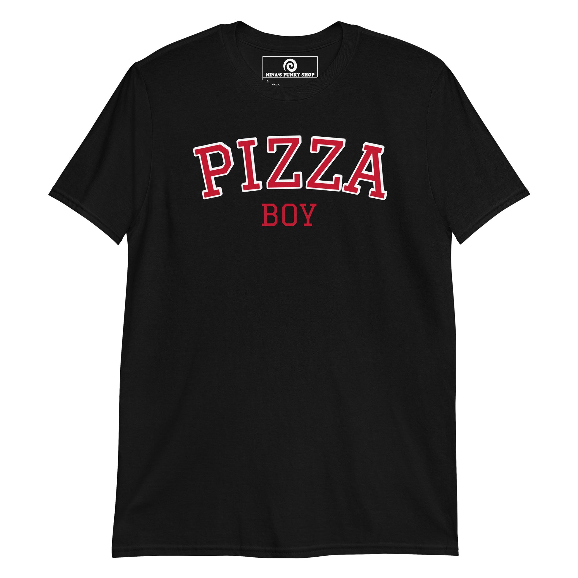 Black Pizza Boy T-Shirt