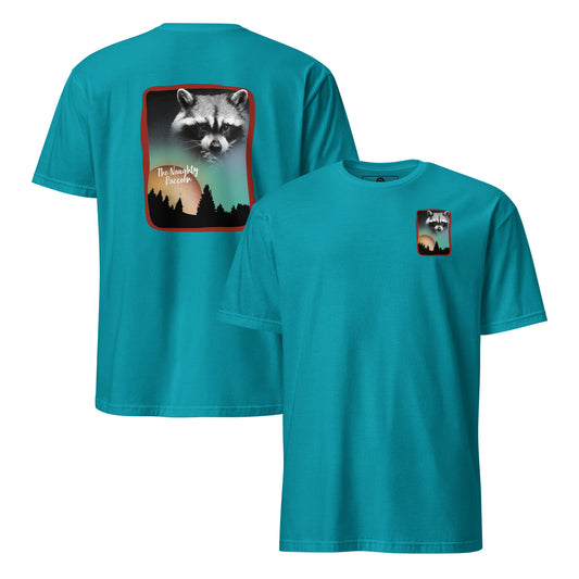 Blue Faded Raccoon T-Shirt
