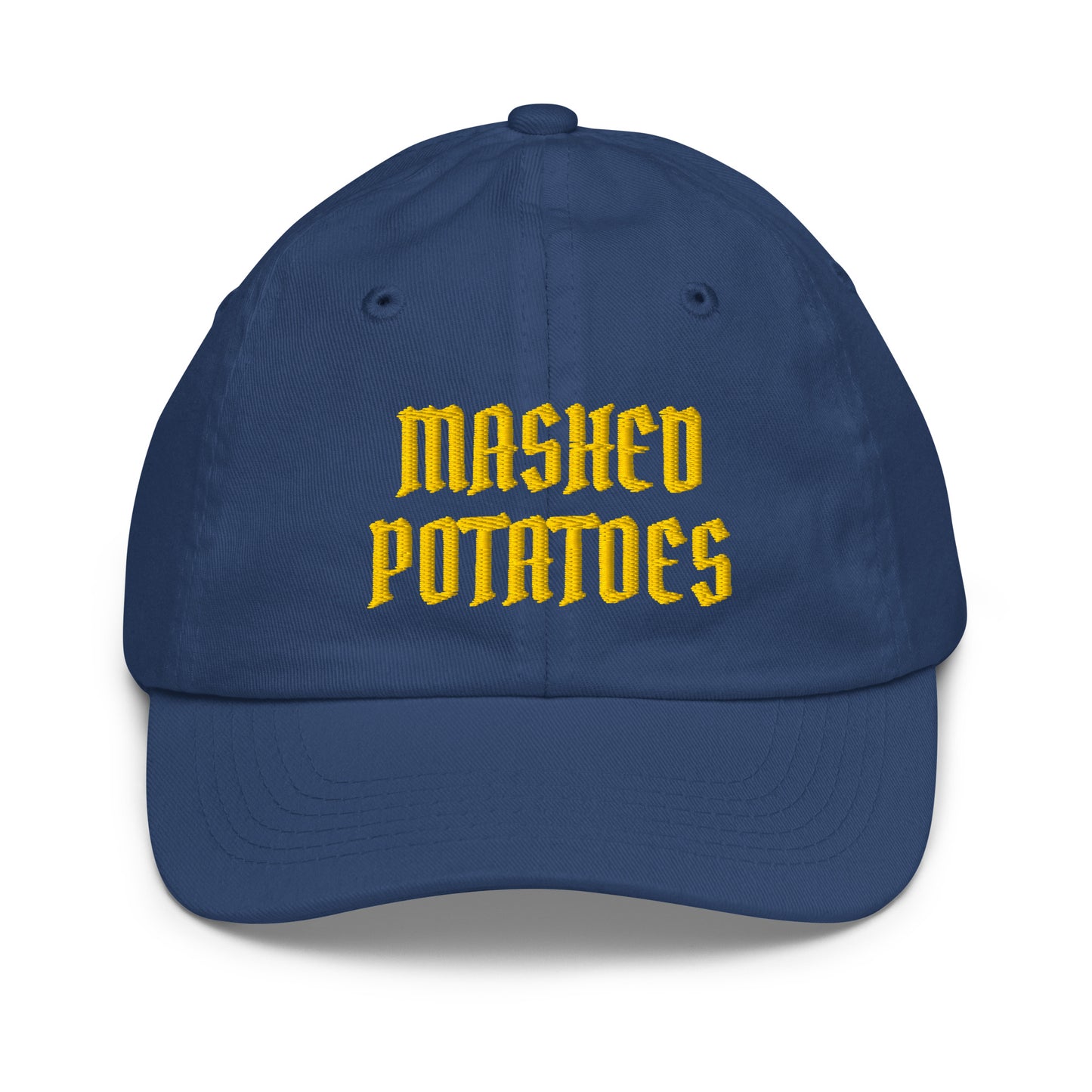 Blue Old Fashioned Mashed Potatoes Kids Baseball Hat