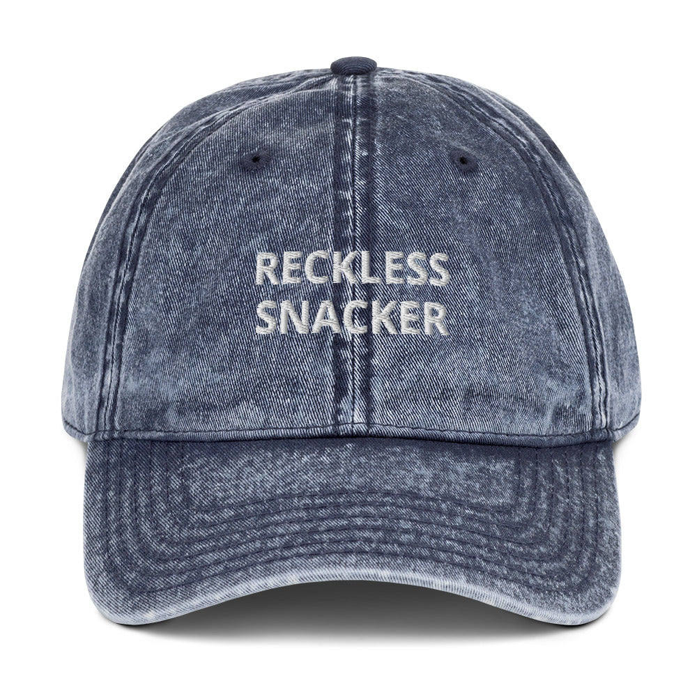 Blue Reckless Snacker Vintage Dad Hat