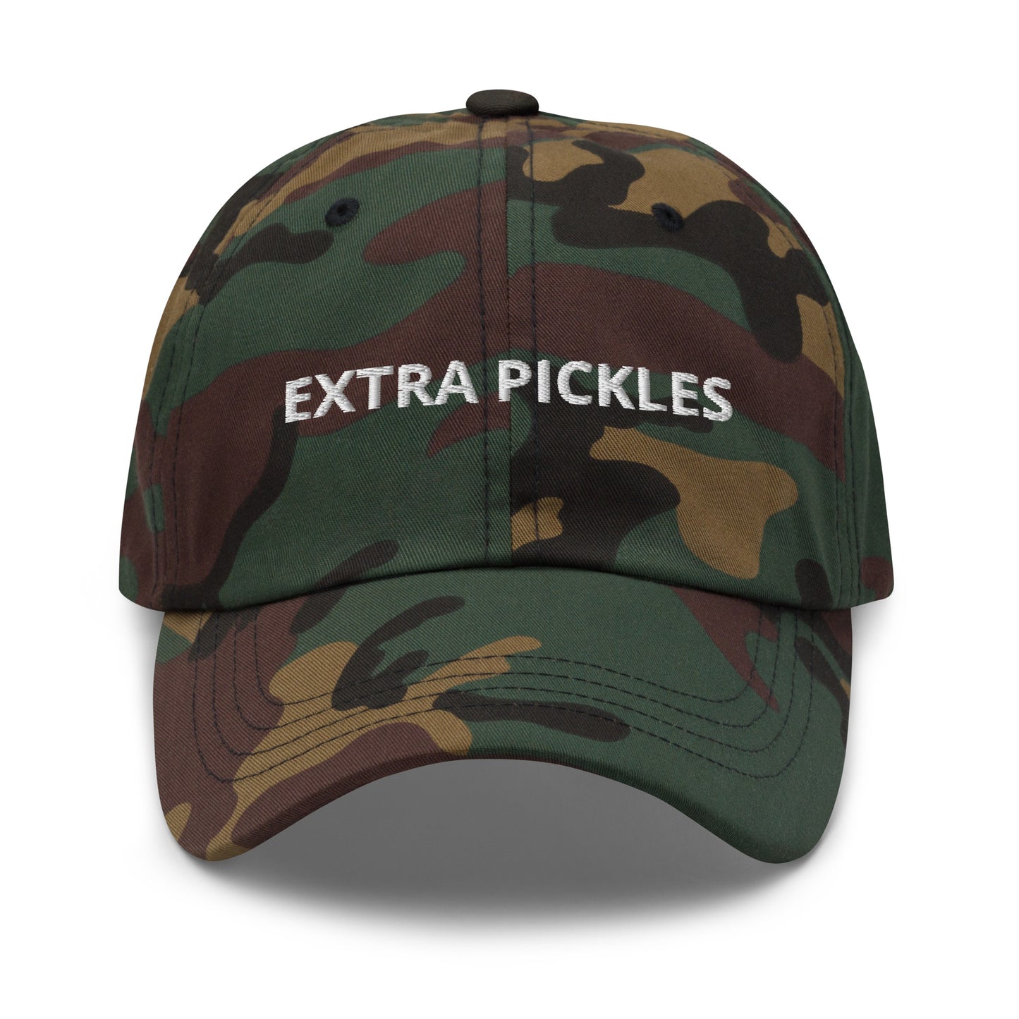 Camo Extra Pickles Dad Hat