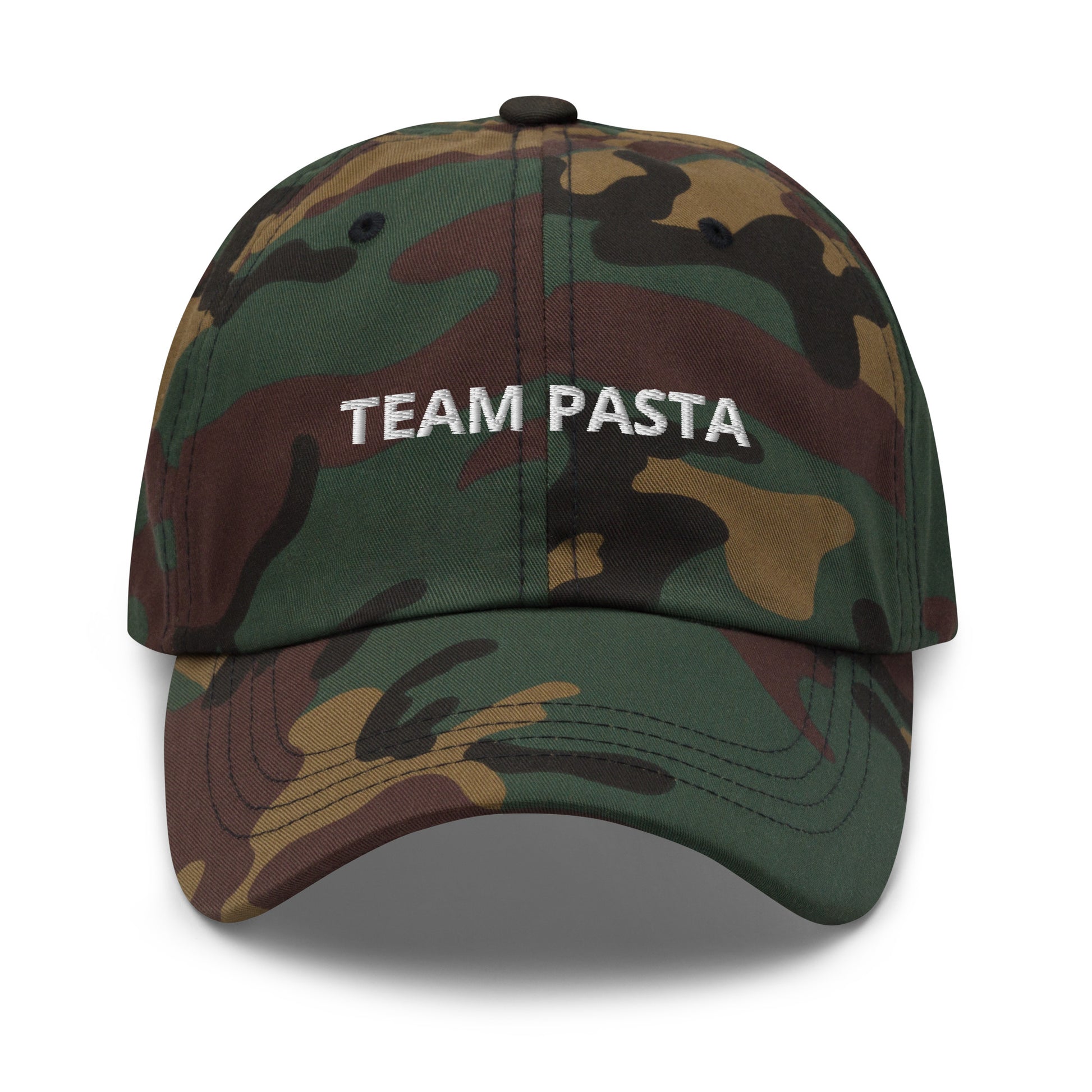 Camo Team Pasta Dad Hat