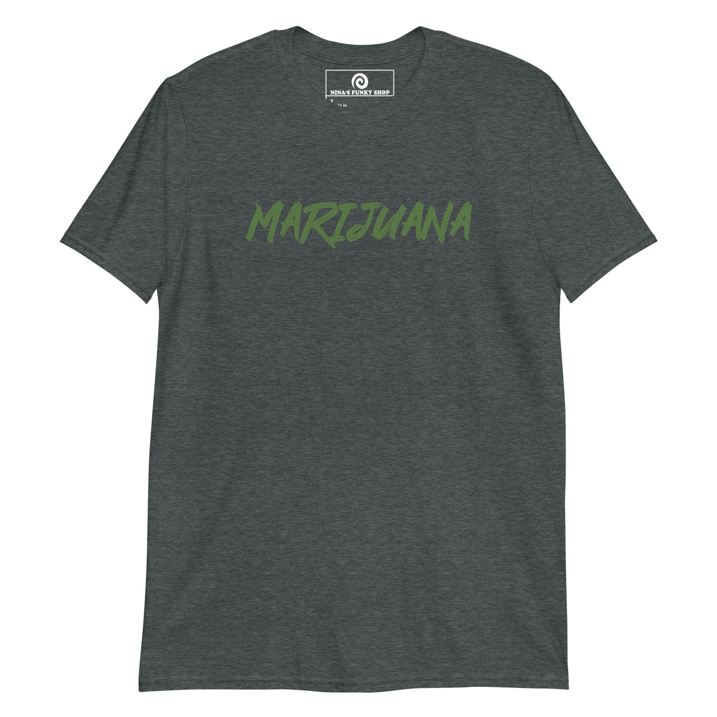 Dark Gray Marijuana T-Shirt