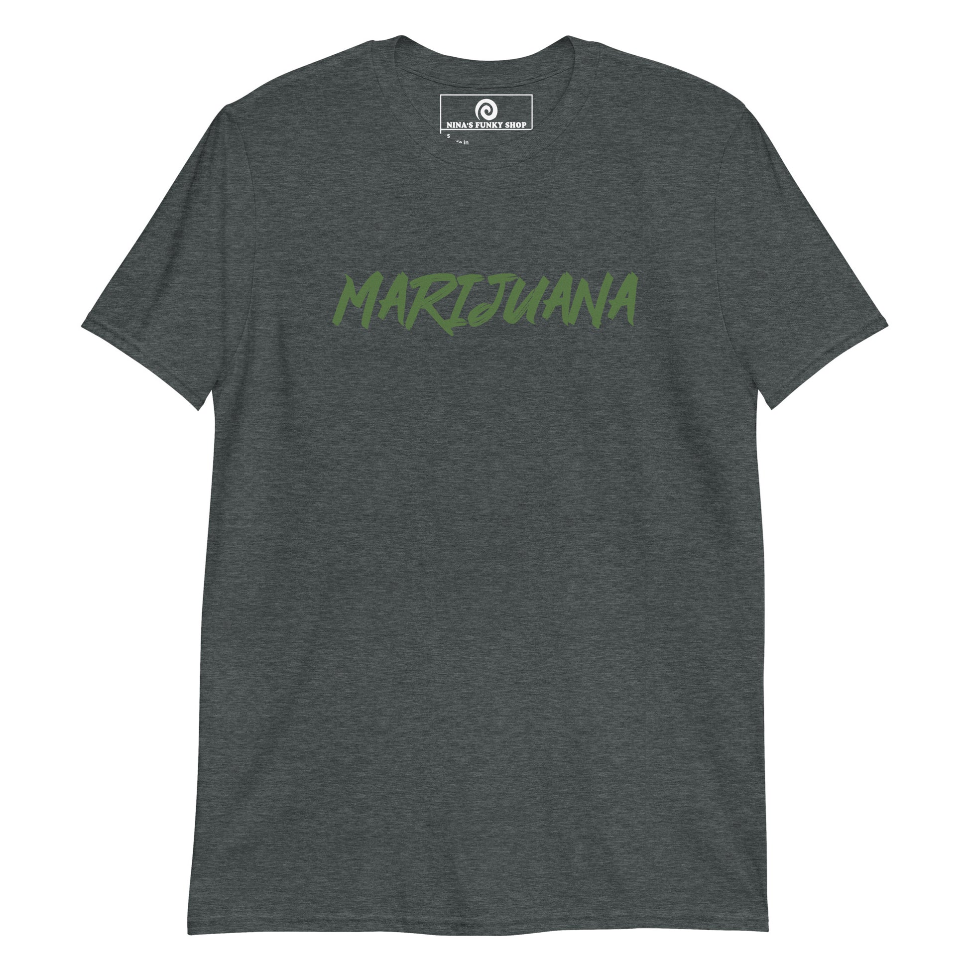 Dark Gray Marijuana T-Shirt