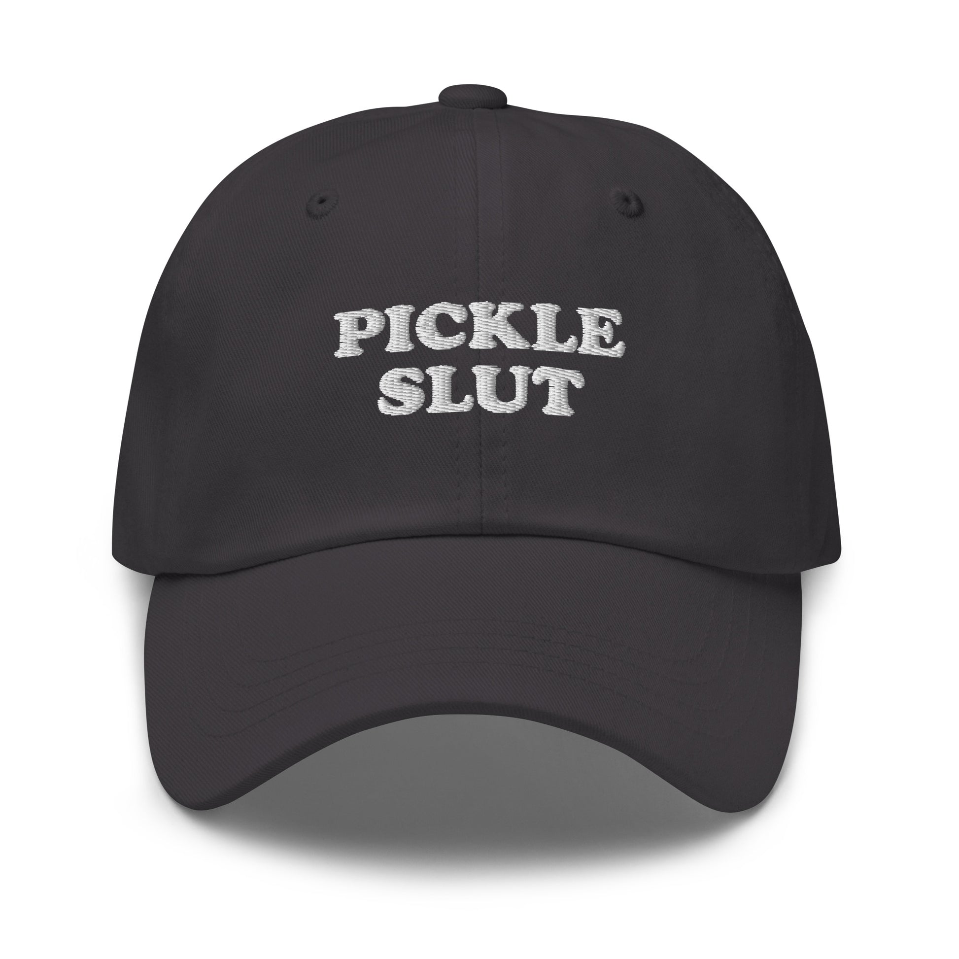 Dark Gray Pickle Slut Dad Hat