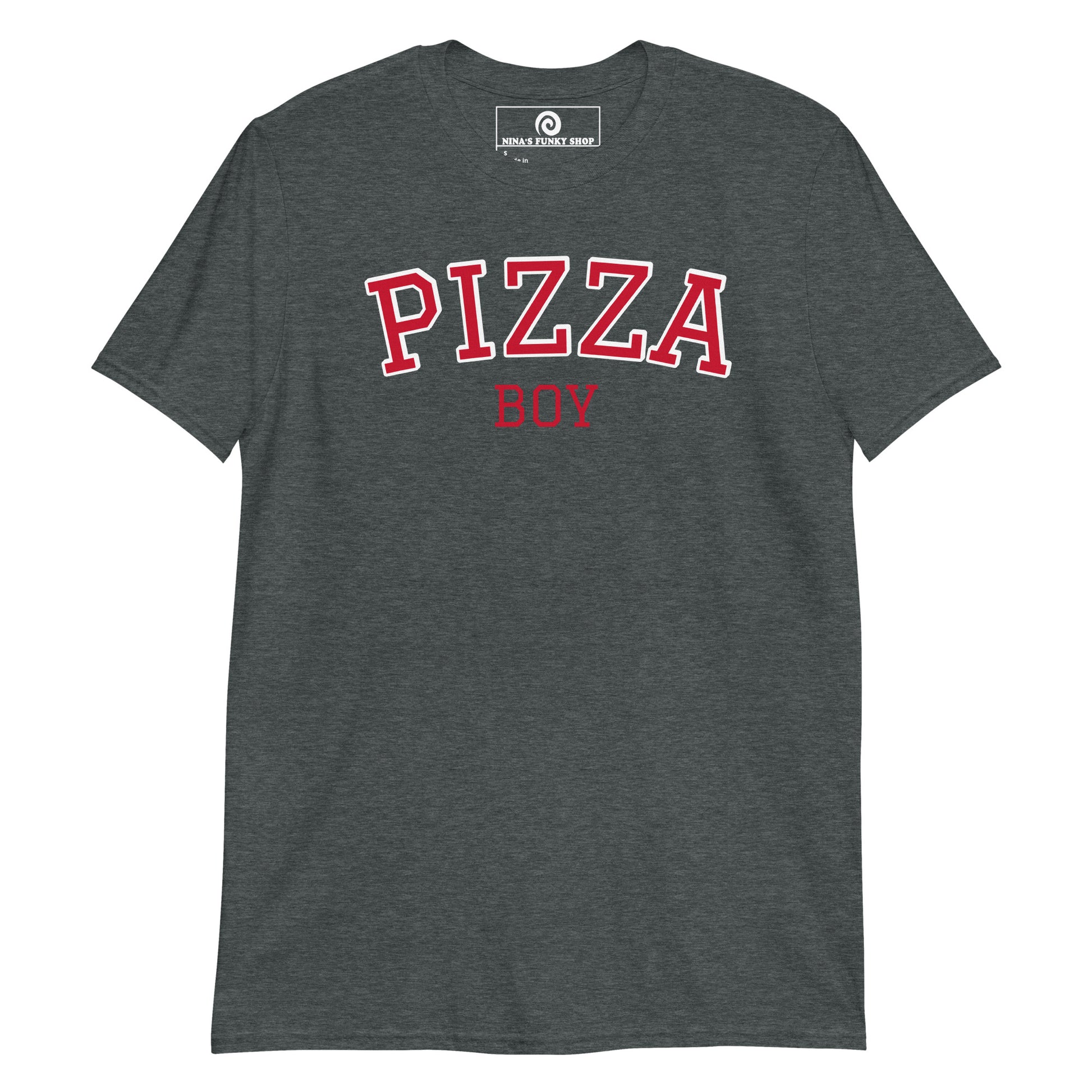 Dark Gray Pizza Boy T-Shirt