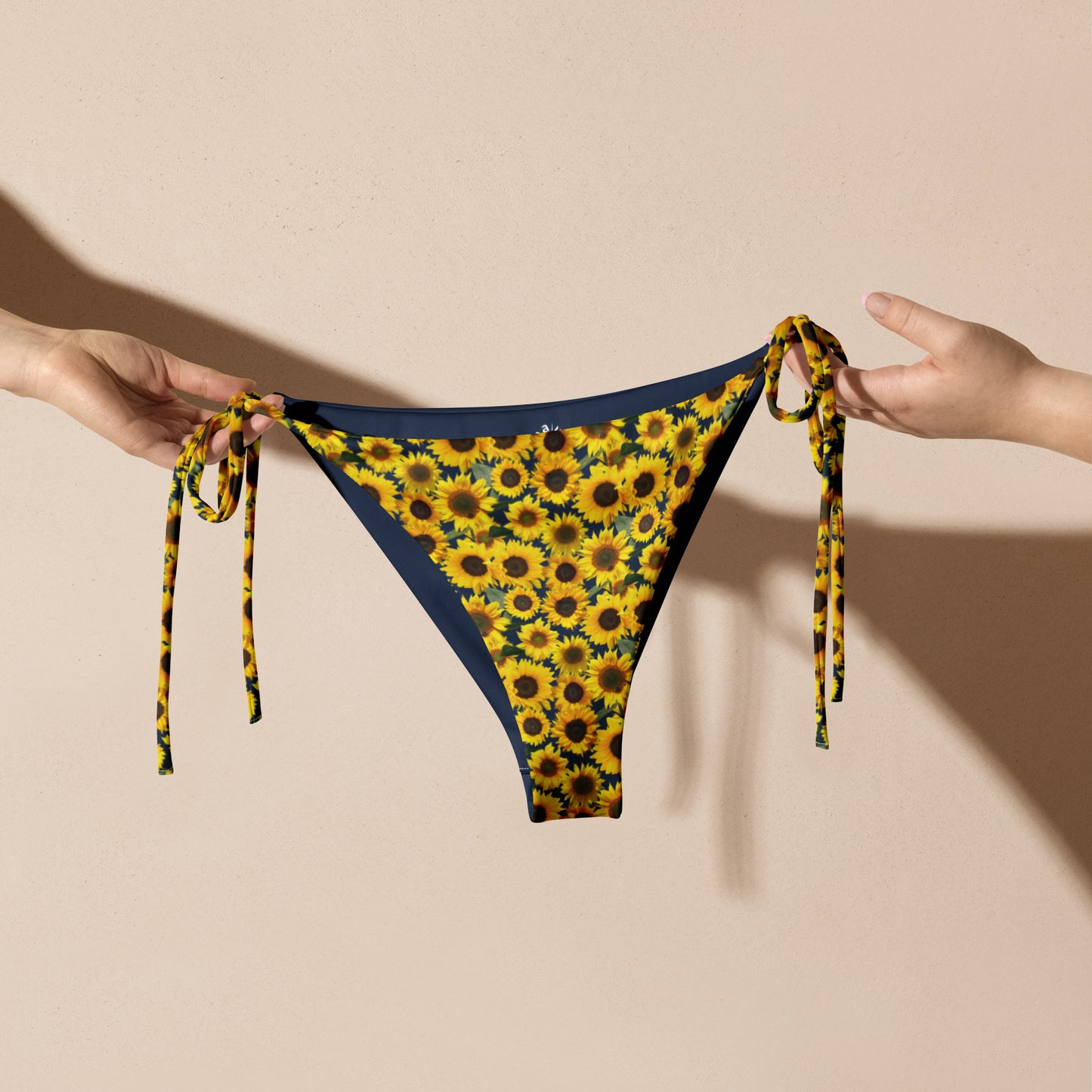 Eco friendly Sunflowers Bikini Bottom