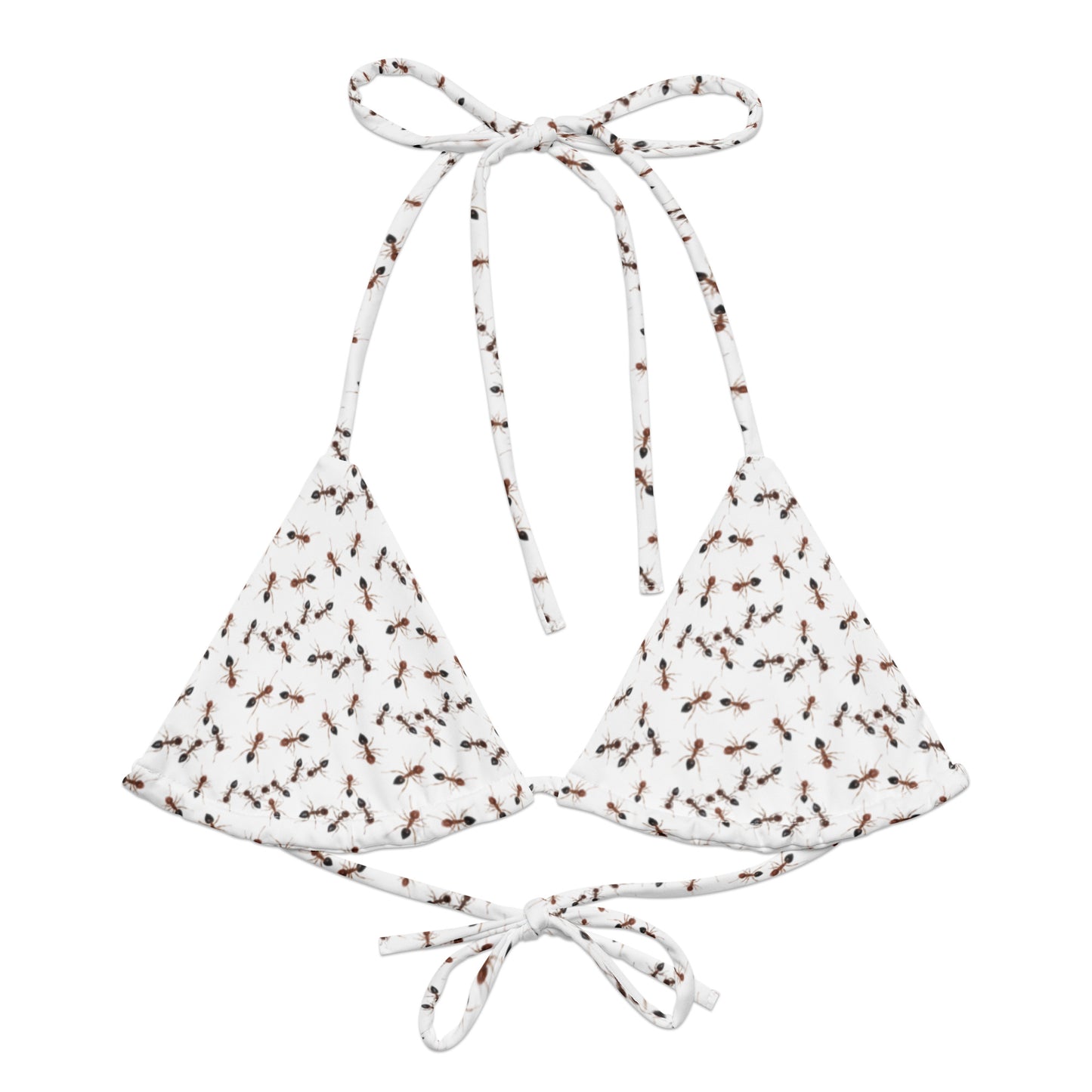 Fire Ants Recycled Bikini Top