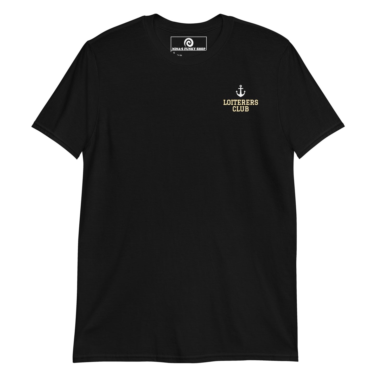 Front Logo Portsmouth N.H. Loiterers Club T-Shirt