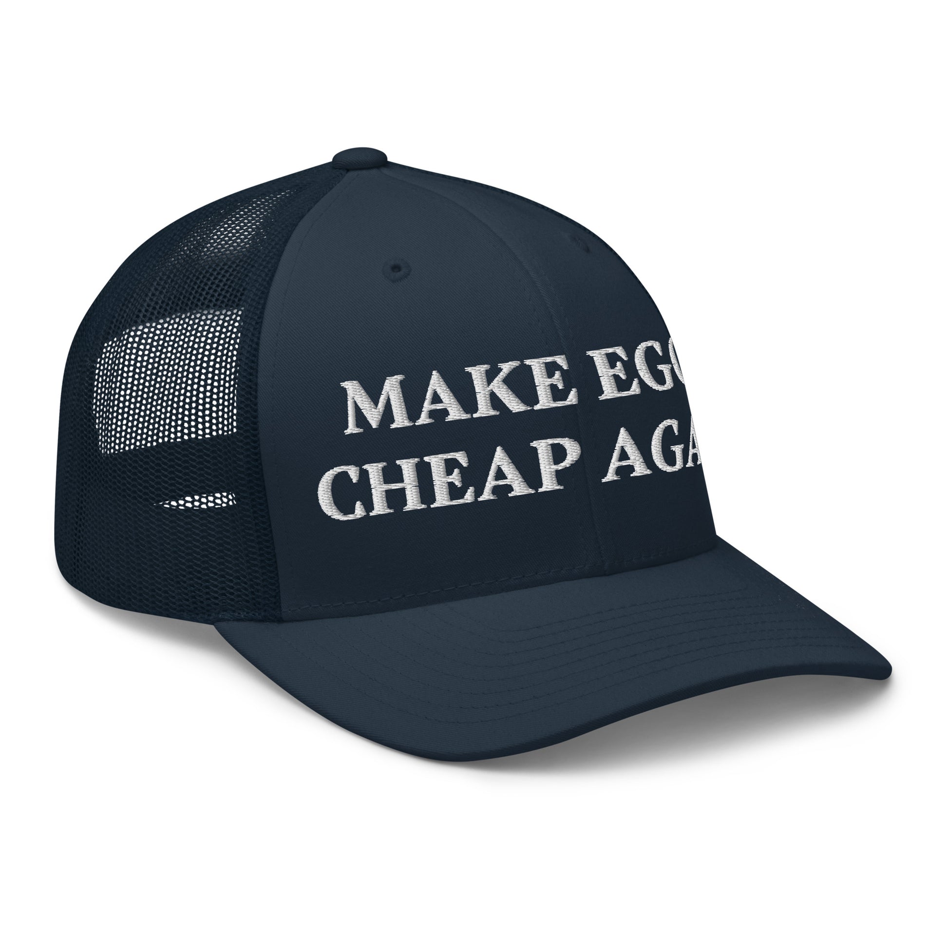 Navy Make Eggs Cheap Again Trucker Hat
