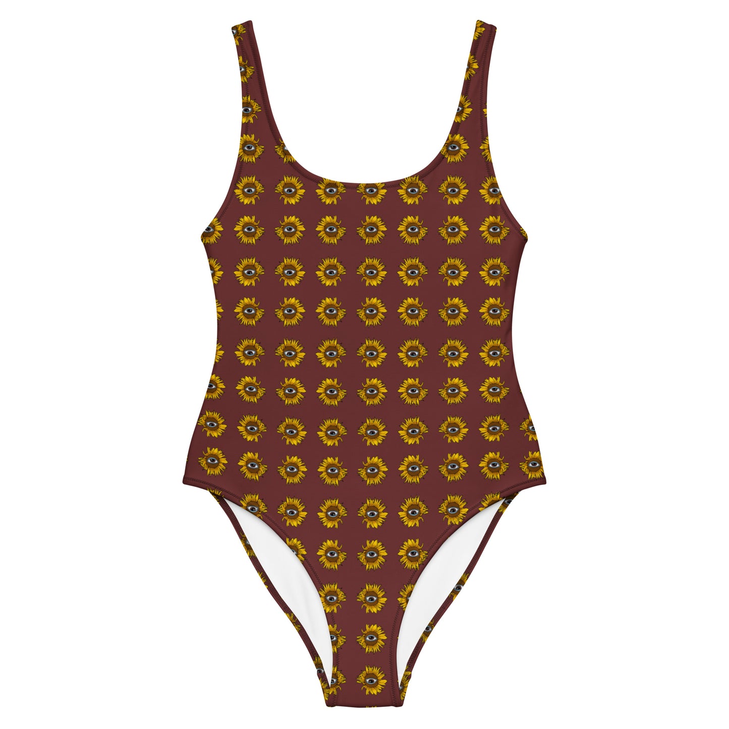 Funky Sunflower One-Piece Swimsuit