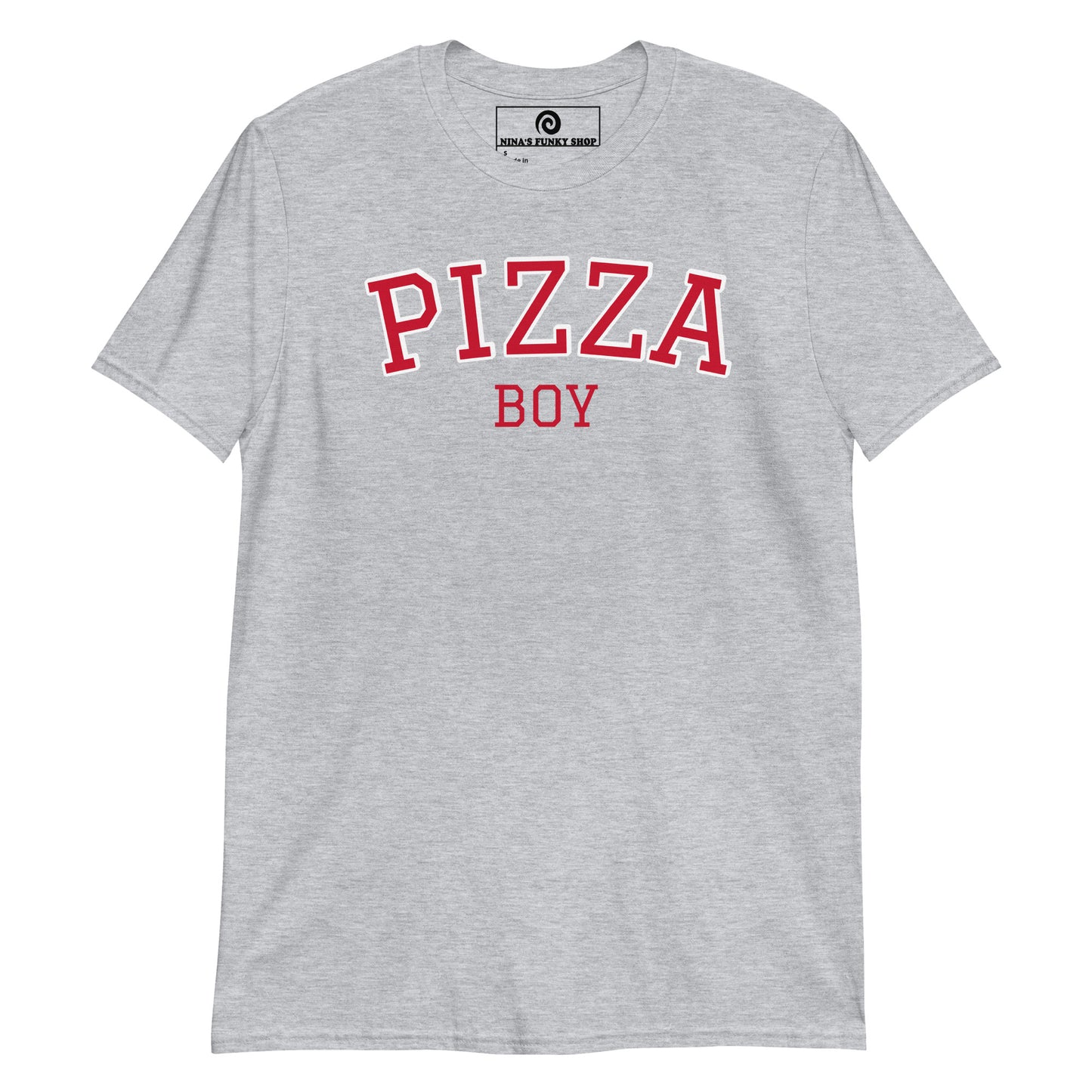 Gray Pizza Boy T-Shirt