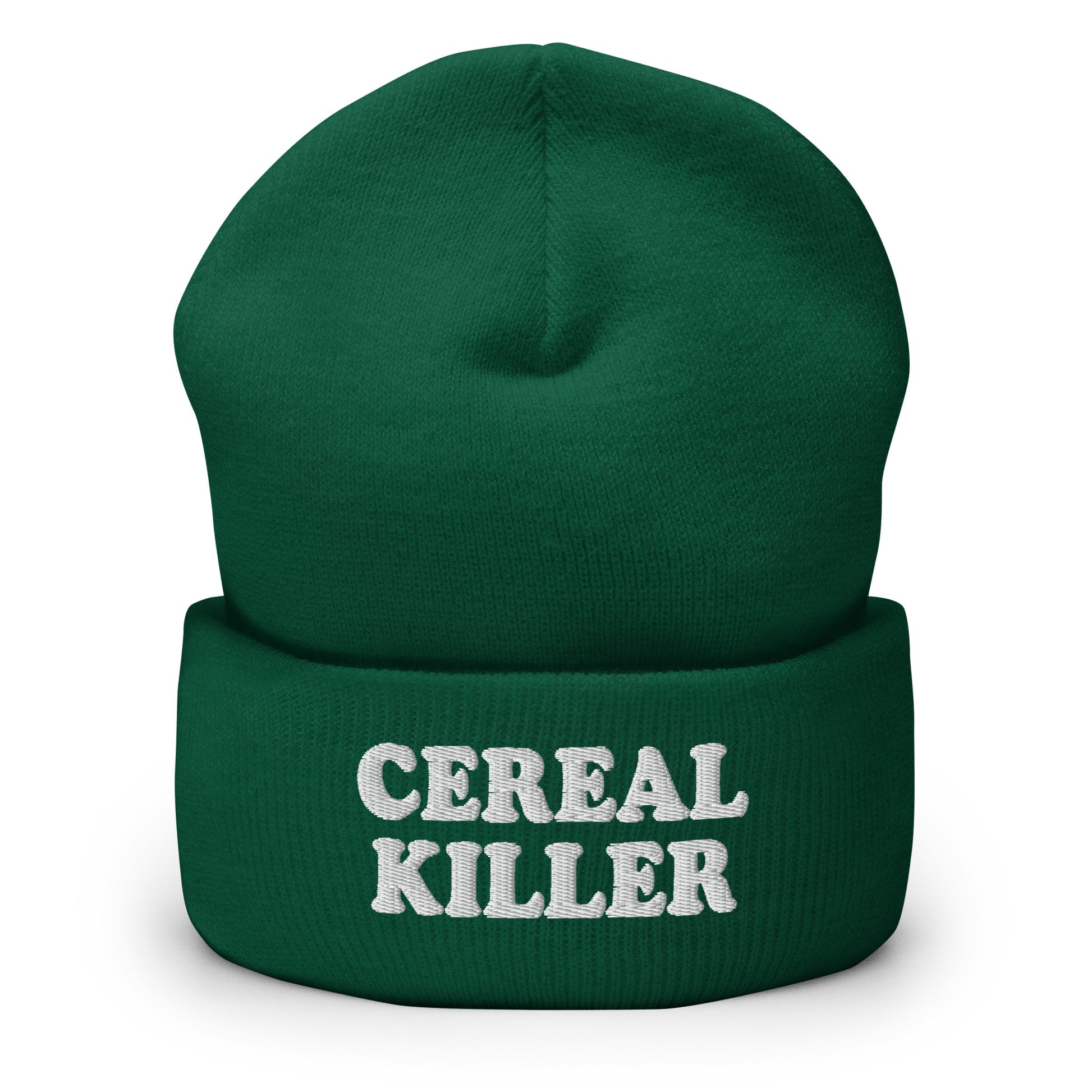 Green Cereal Killer Cuffed Beanie