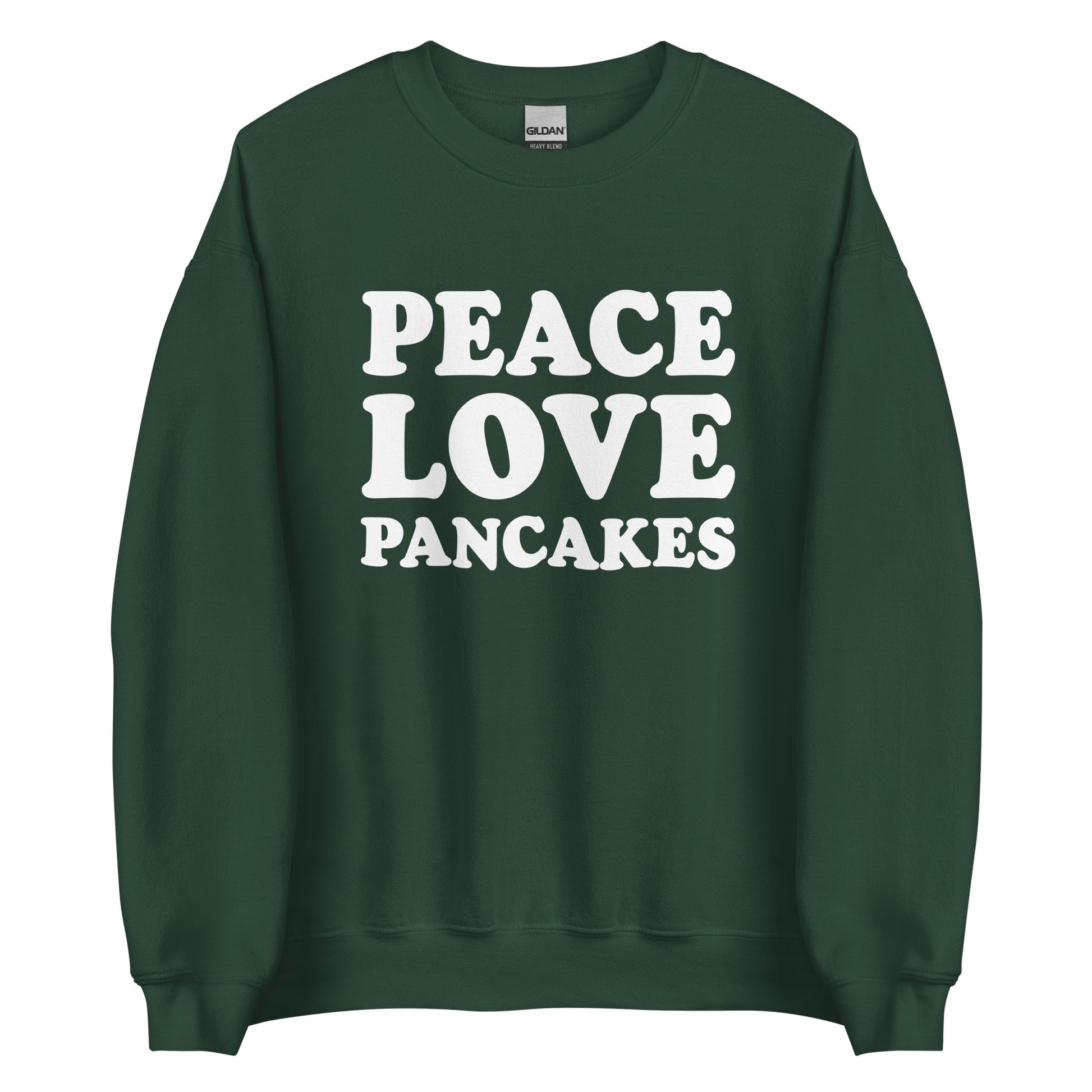 Green Peace Love Pancakes Sweatshirt
