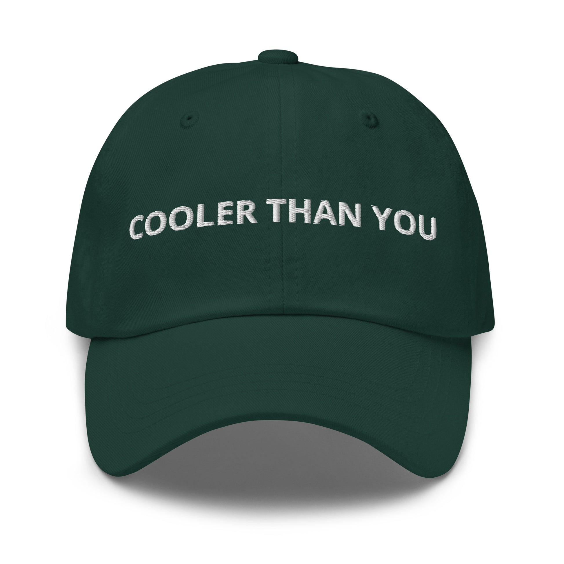 Green cooler than you dad hat