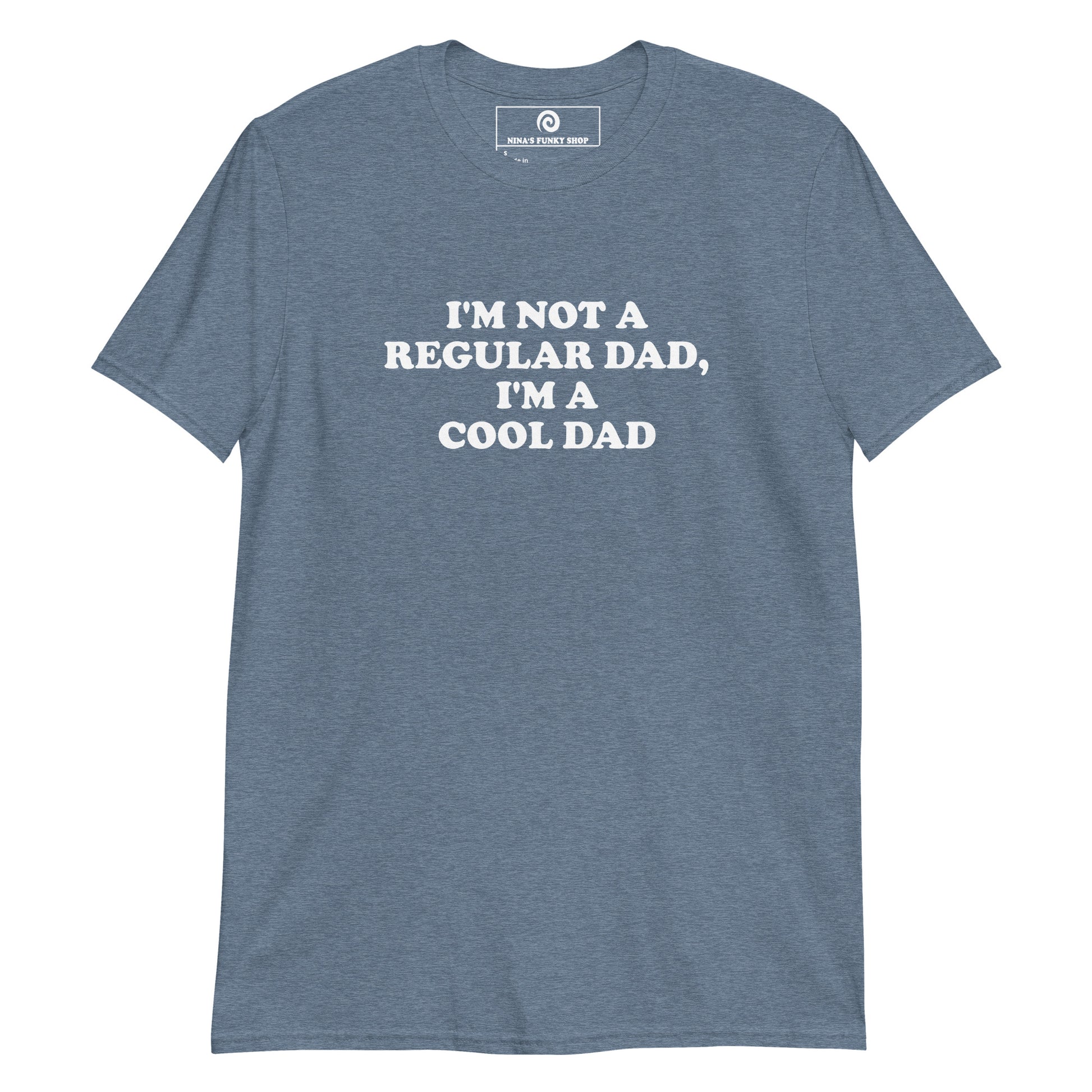 Indigo Blue I'm Not A Regular Dad, I'm A Cool Dad T-Shirt