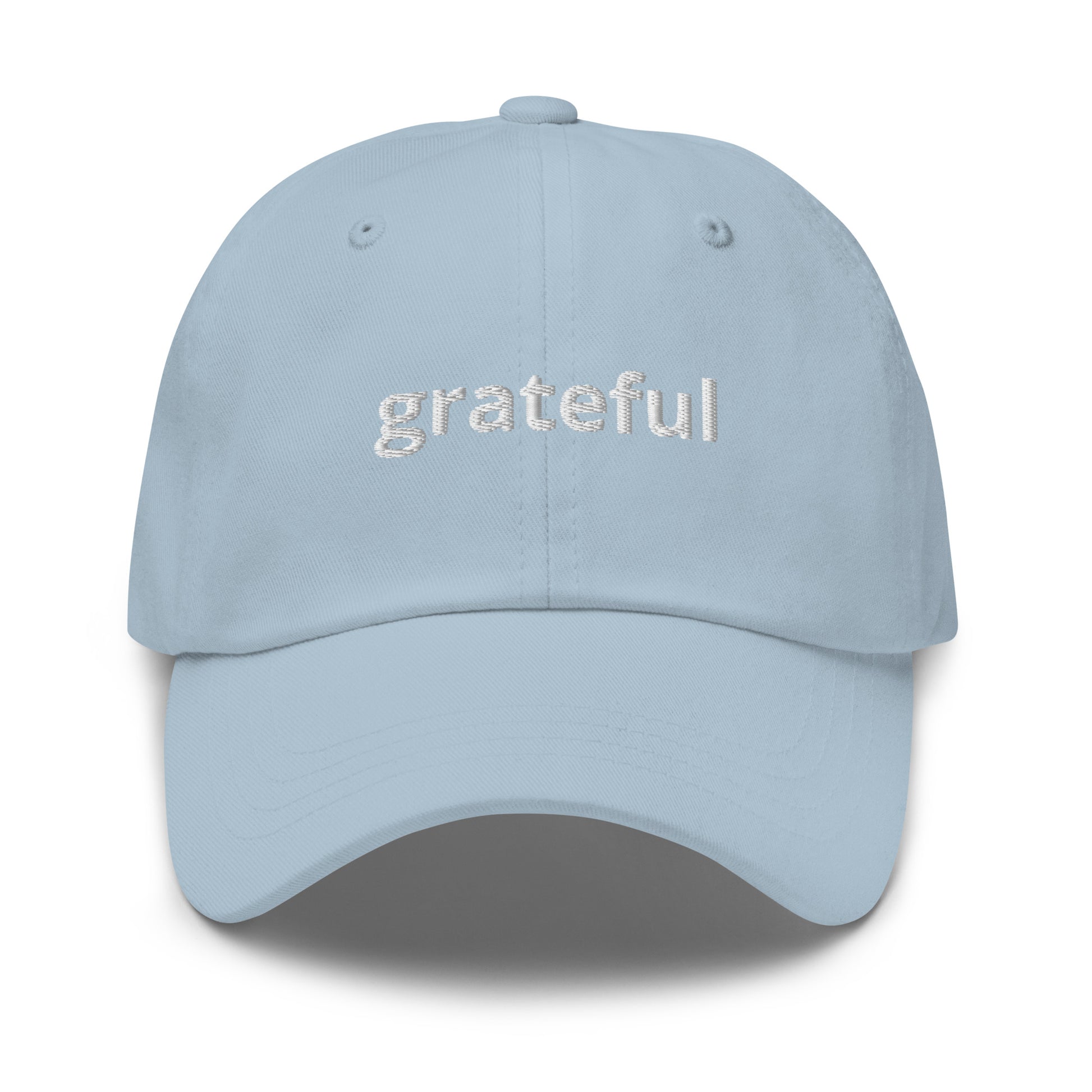 Light Blue Grateful Dad Hat