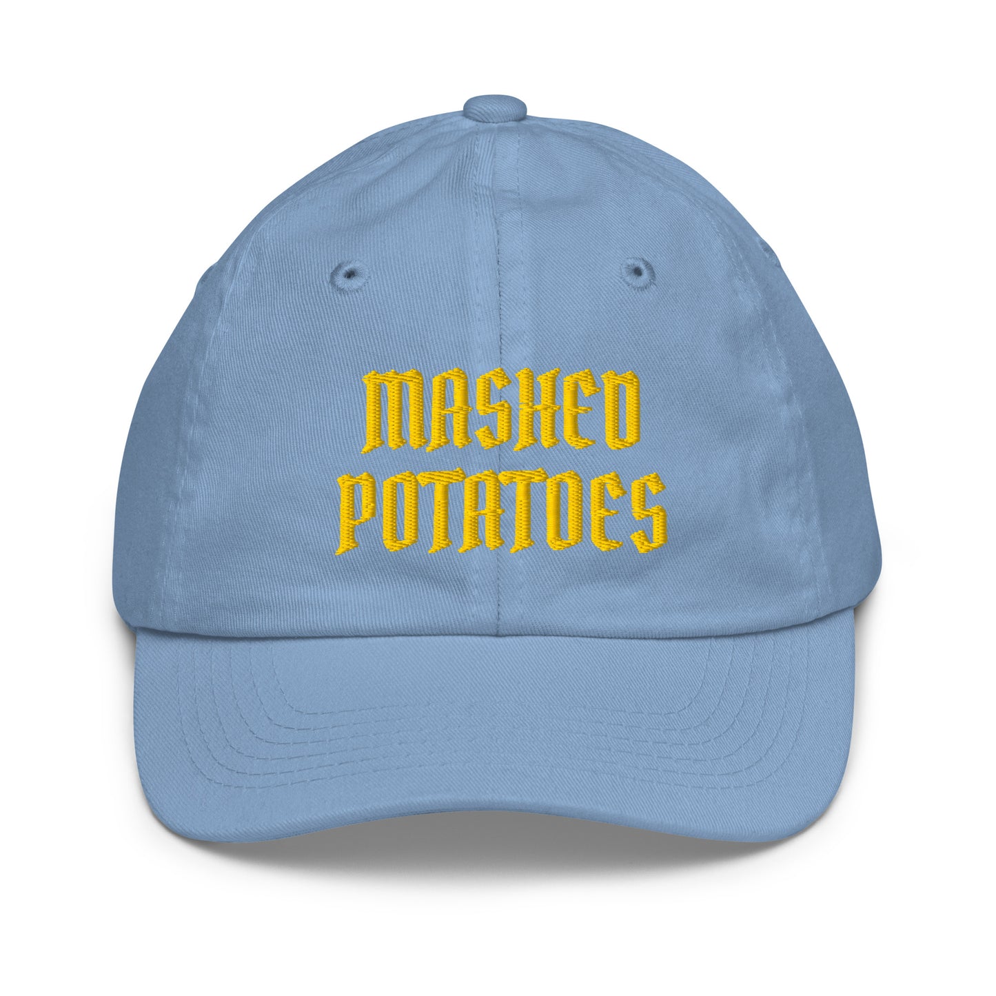 Light Blue Old Fashioned Mashed Potatoes Kids Baseball Hat