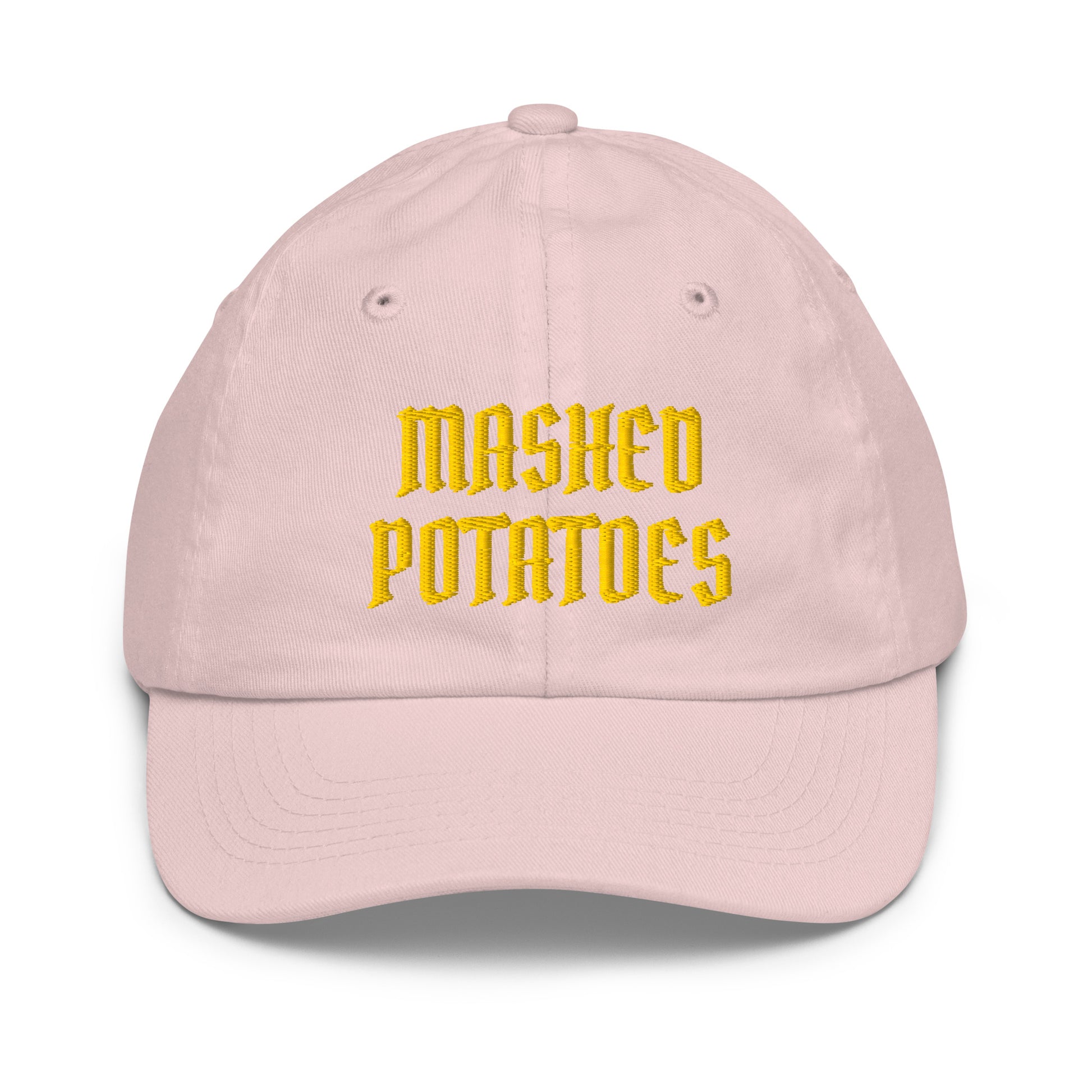 Light Pink Old Fashioned Mashed Potatoes Kids Baseball Hat