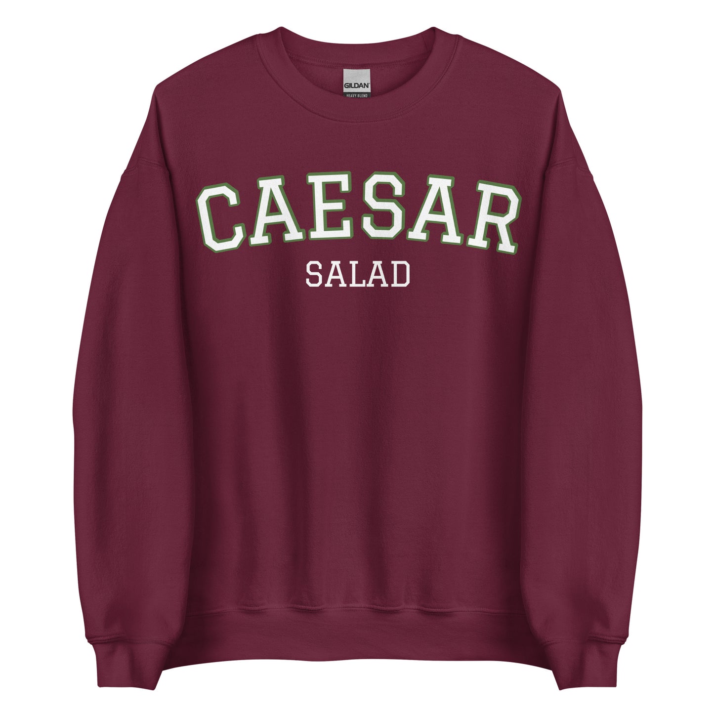 Maroon Caesar Salad Sweatshirt