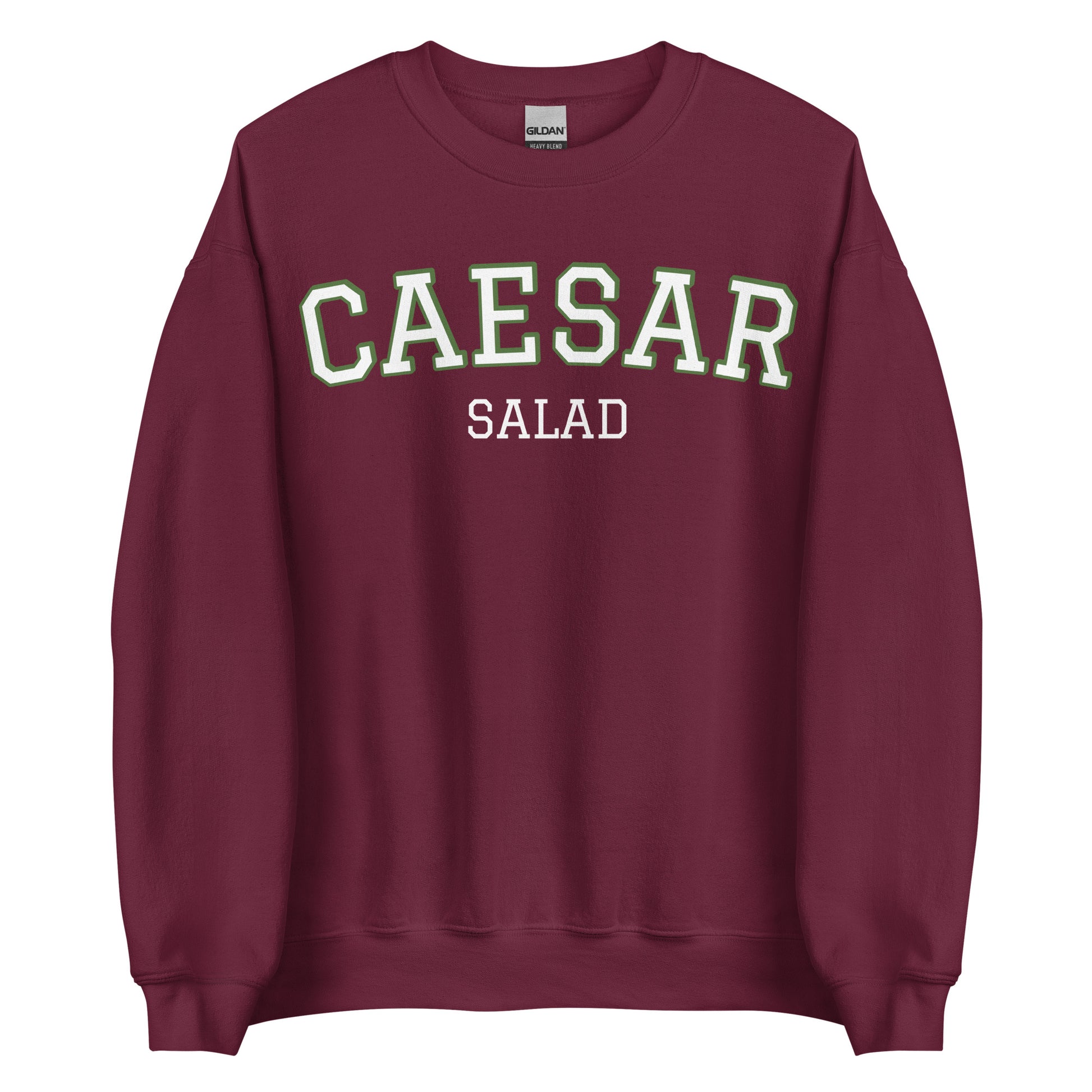 Maroon Caesar Salad Sweatshirt