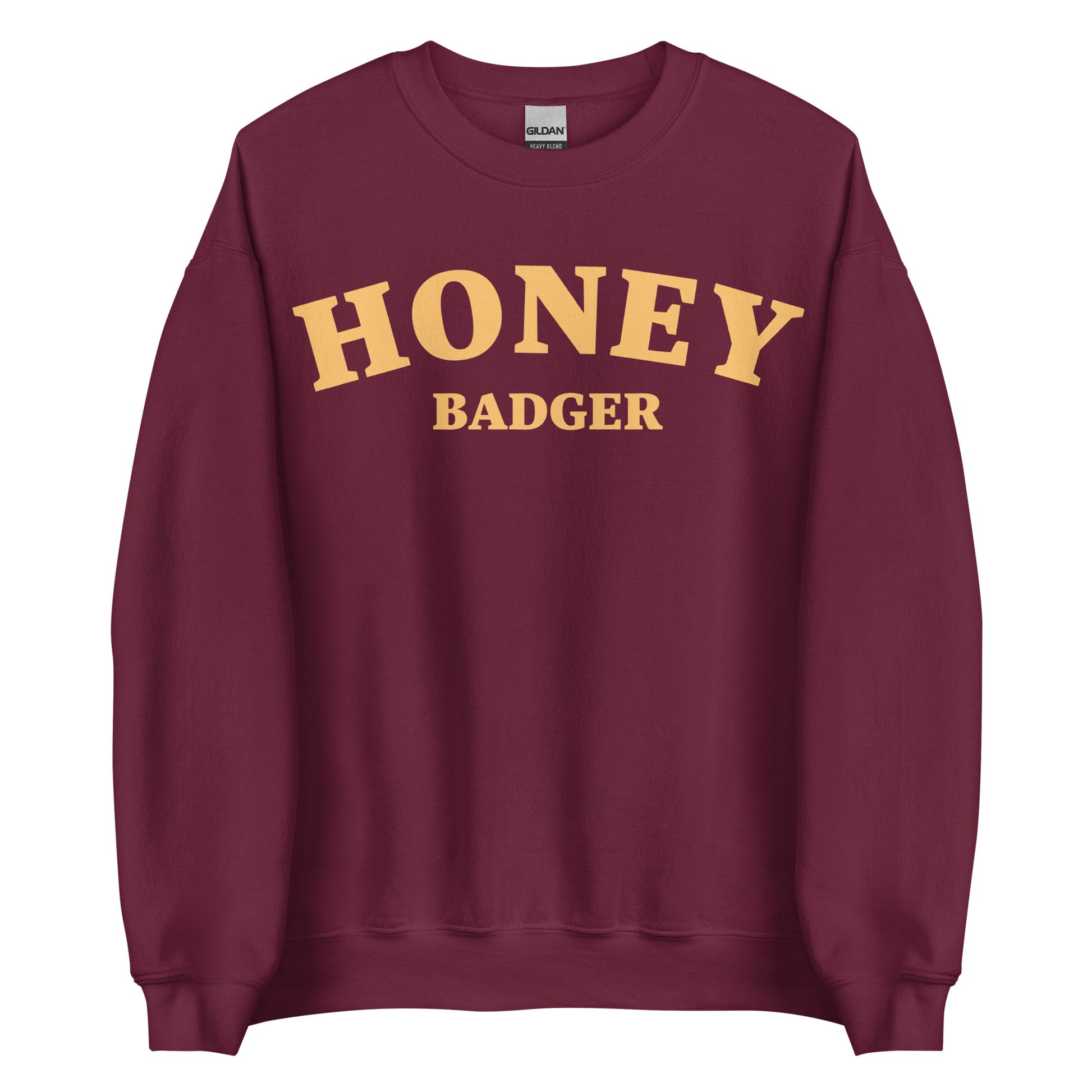 Maroon Honey Badger Sweatshirt
