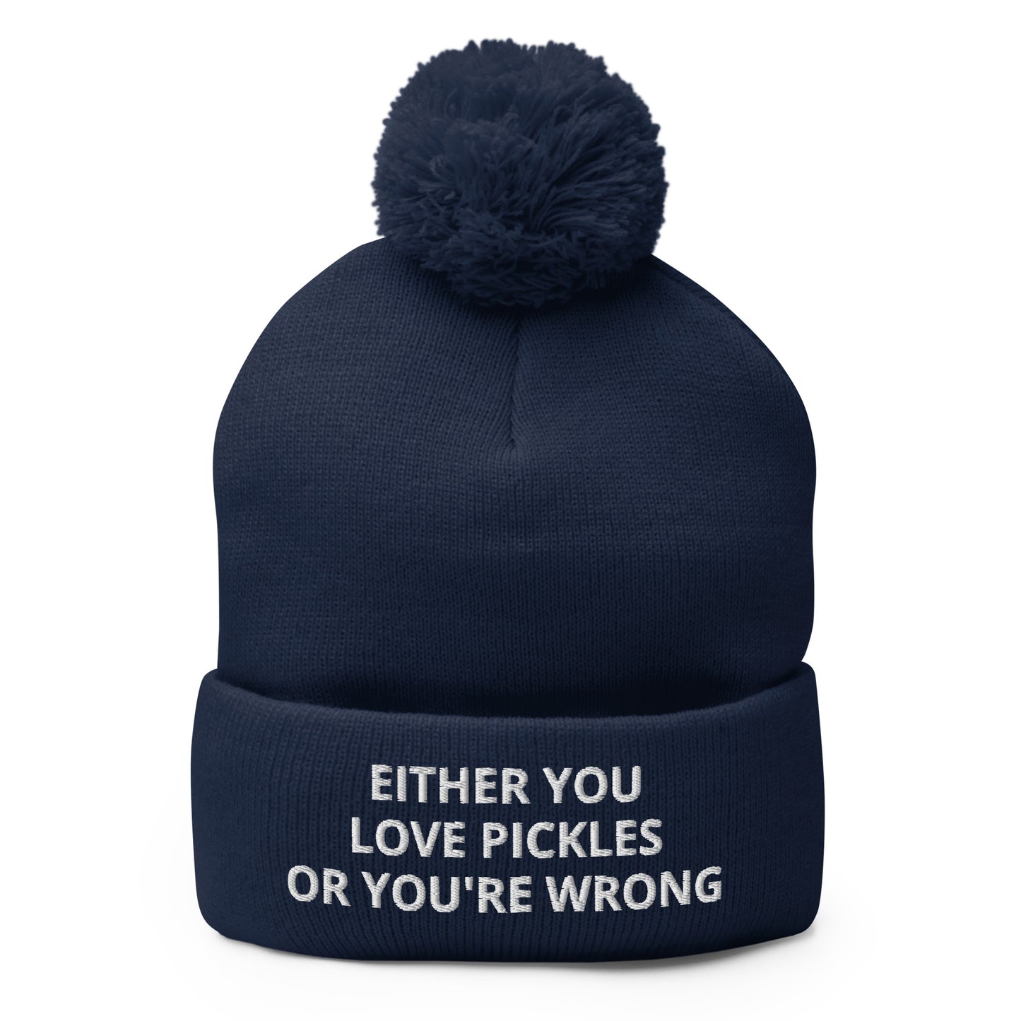 Navy Either You Love Pickles Or You're Wrong Beanie