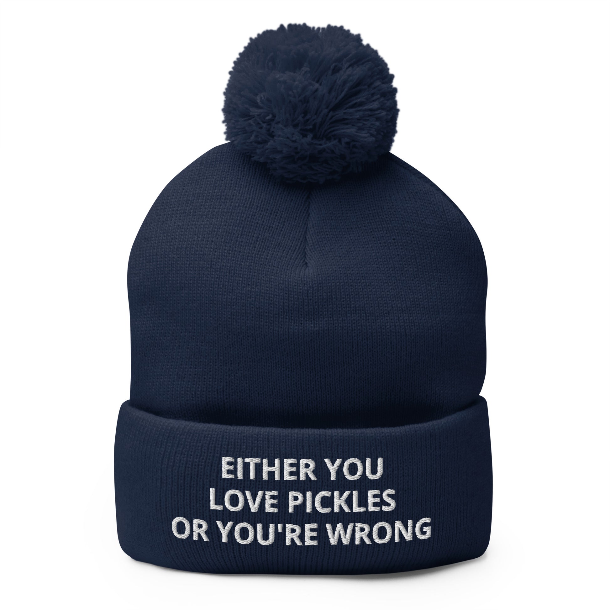 Navy Either You Love Pickles Or You're Wrong Beanie