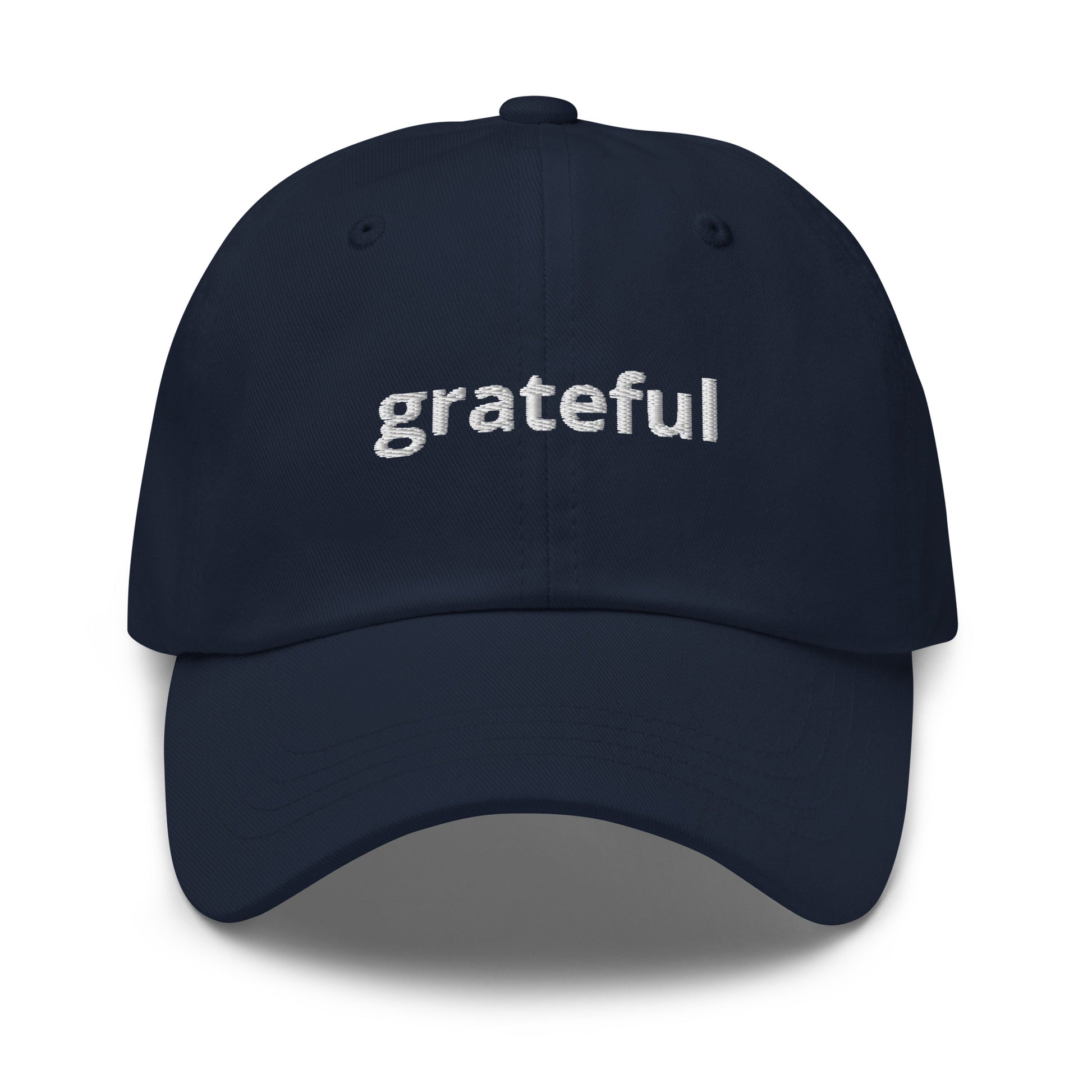 Navy Grateful Dad Hat