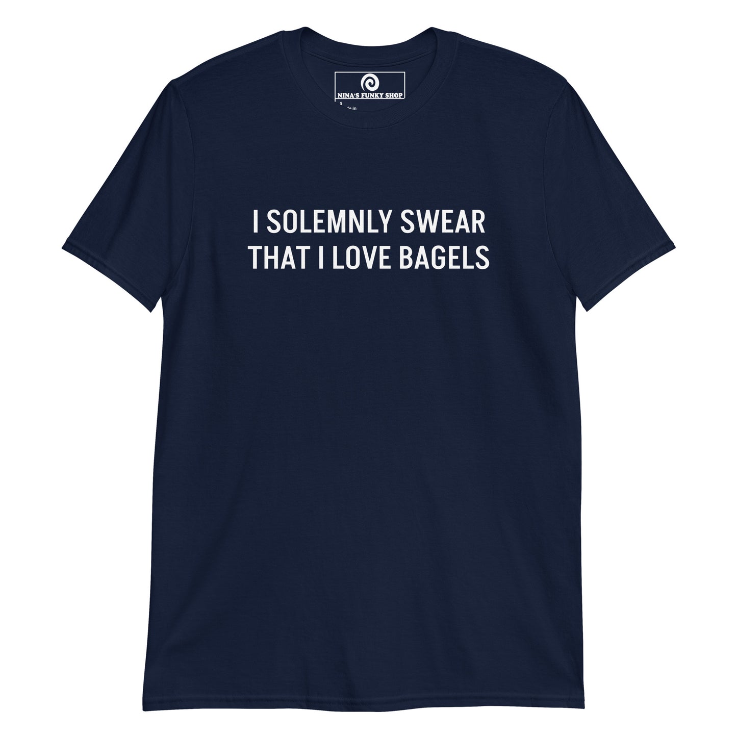 Navy bagel t-shirt