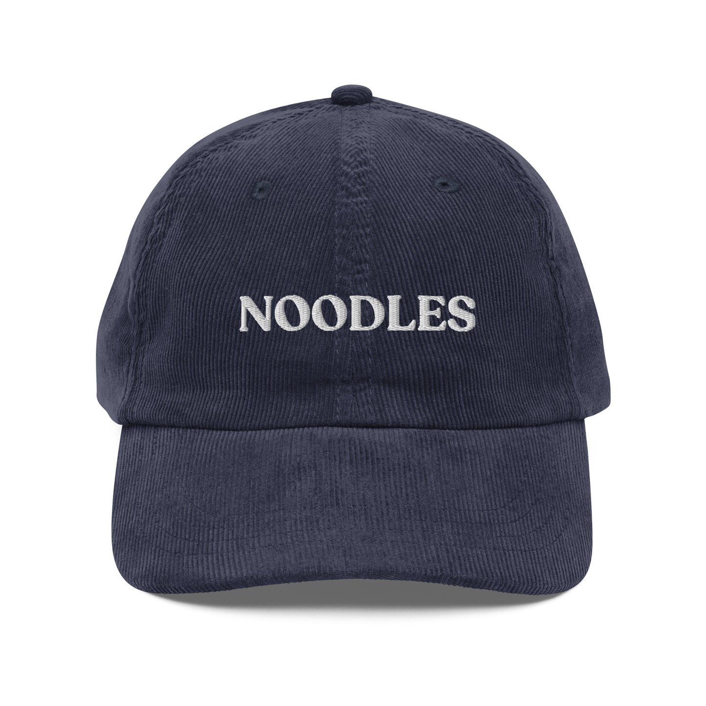 Navy Noodles Corduroy Hat
