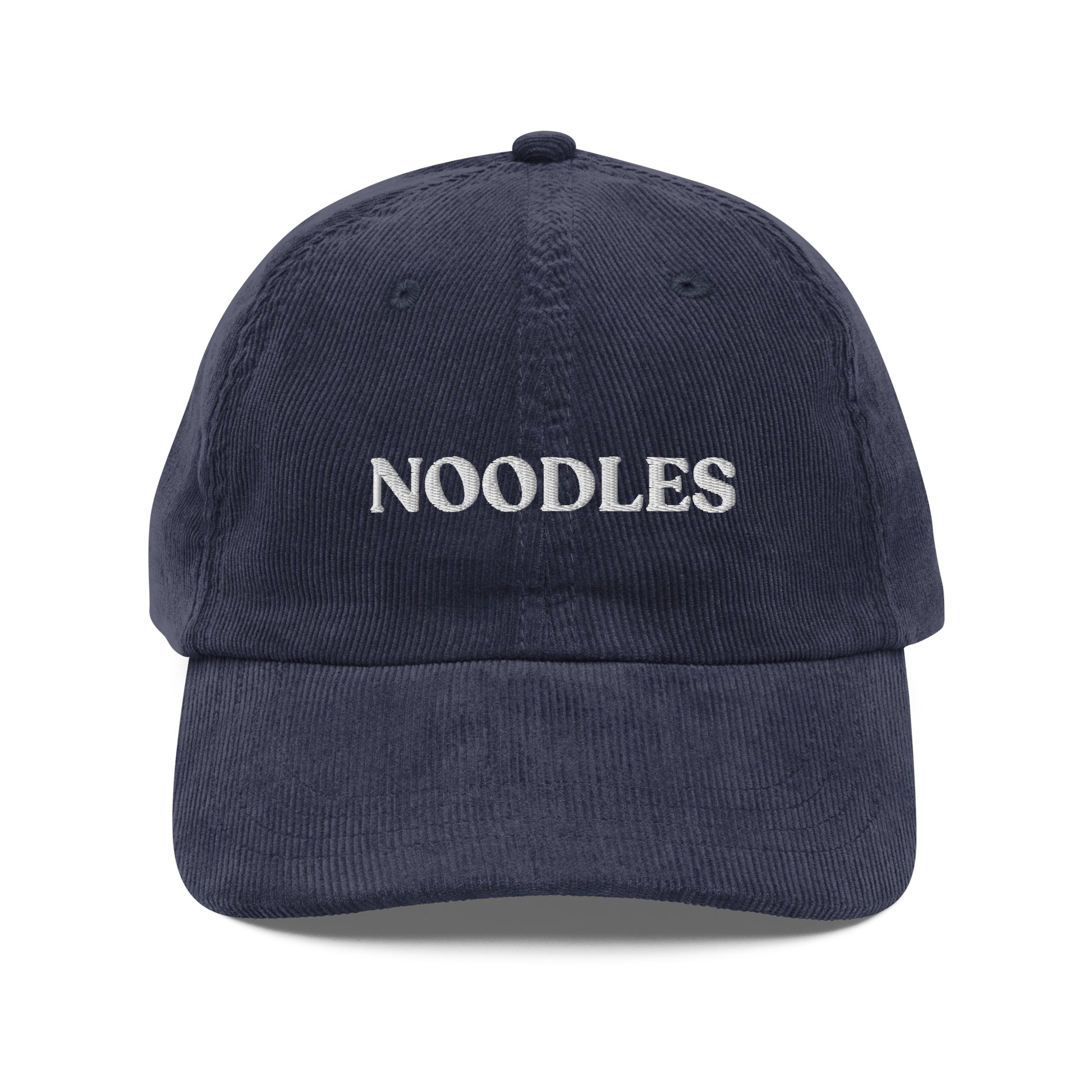 Navy Noodles Corduroy Hat